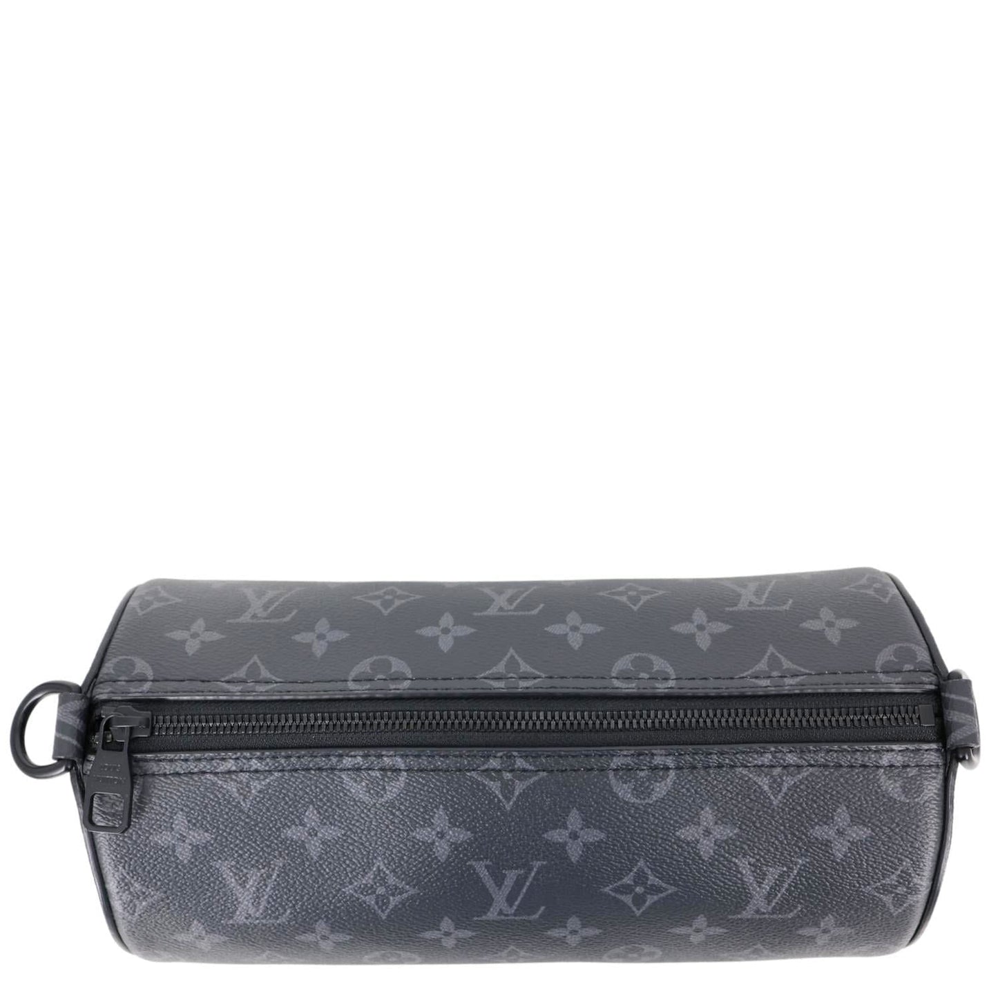 LOUIS VUITTON Polochon PM Soft Monogram Eclipse Canvas Crossbody Bag Black