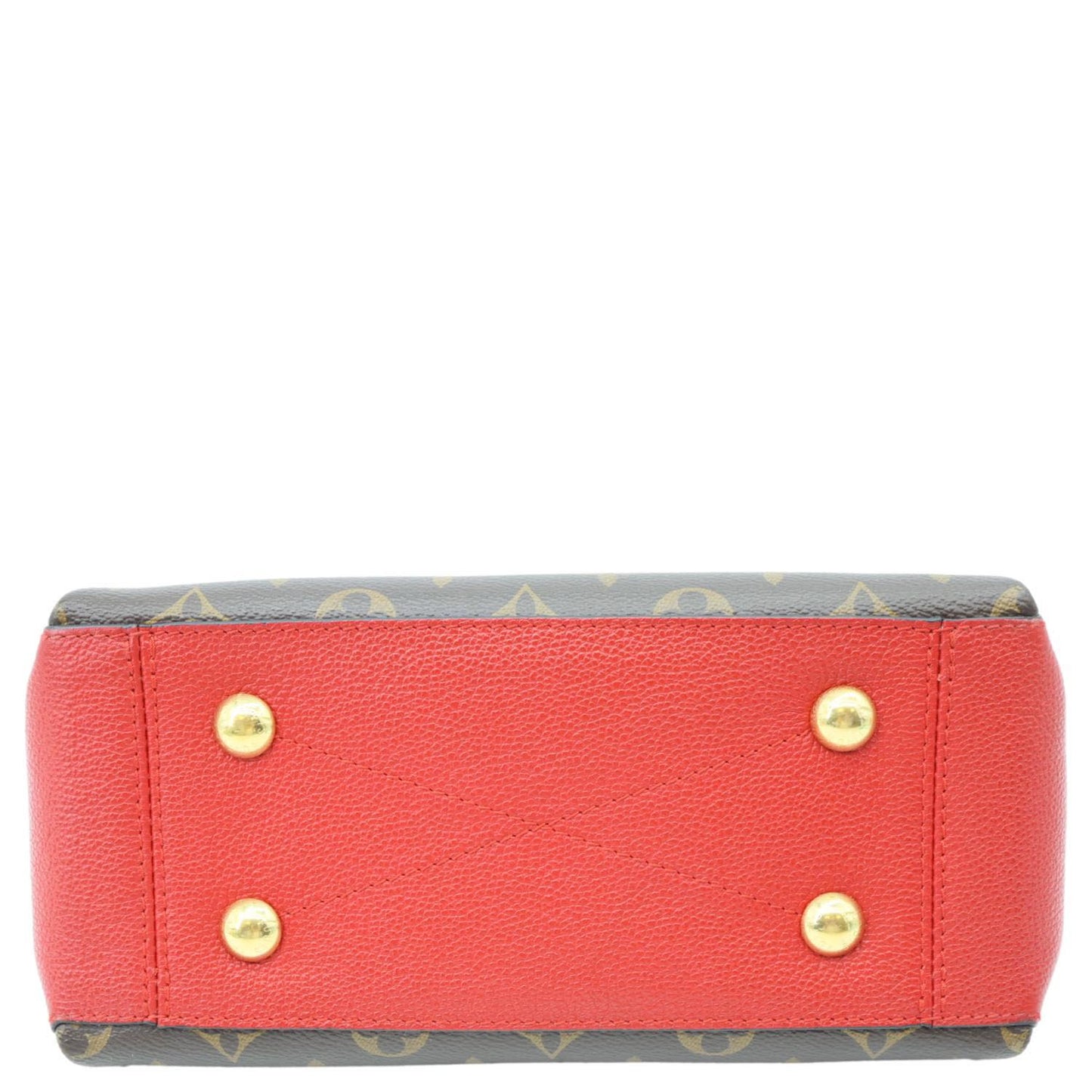 LOUIS VUITTON Surene BB Monogram Canvas Shoulder Bag Red