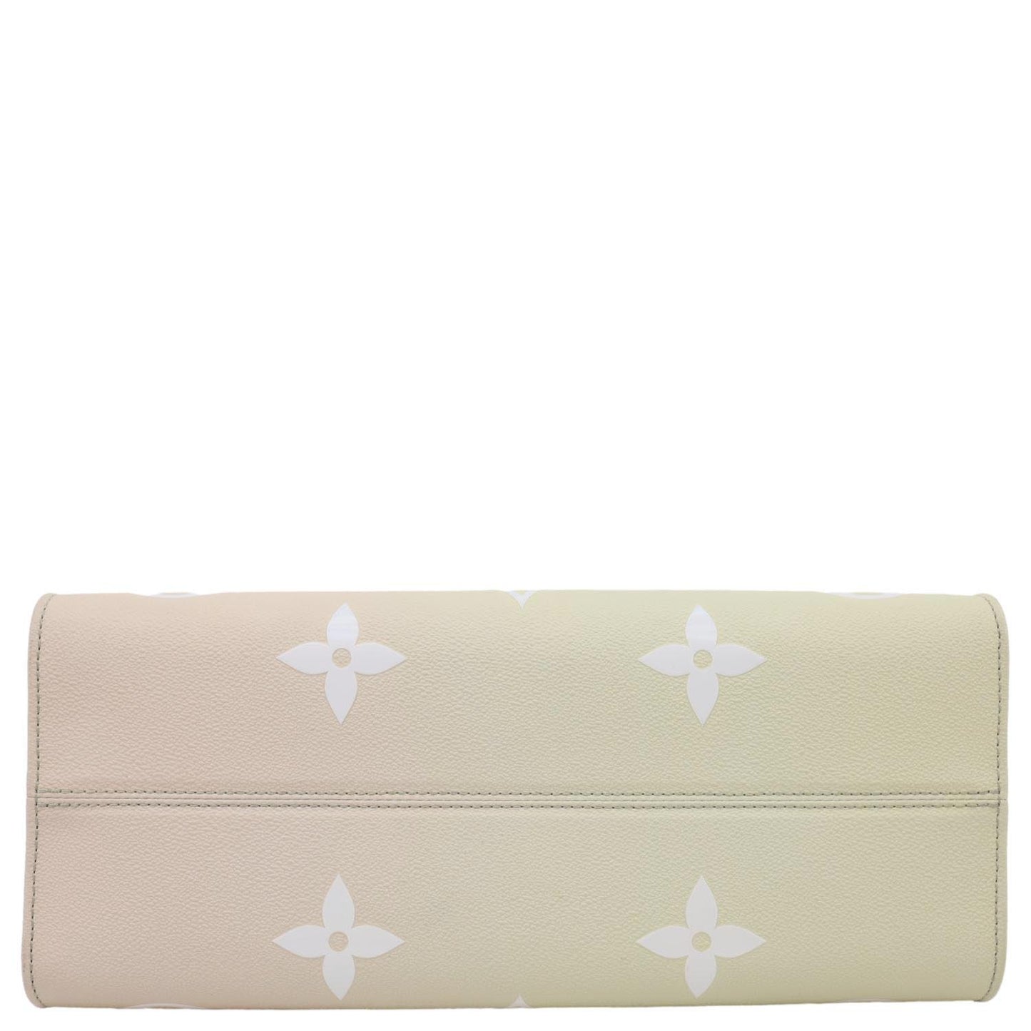 LOUIS VUITTON Onthego MM Giant Monogram Canvas Tote Bag Sunset Khaki