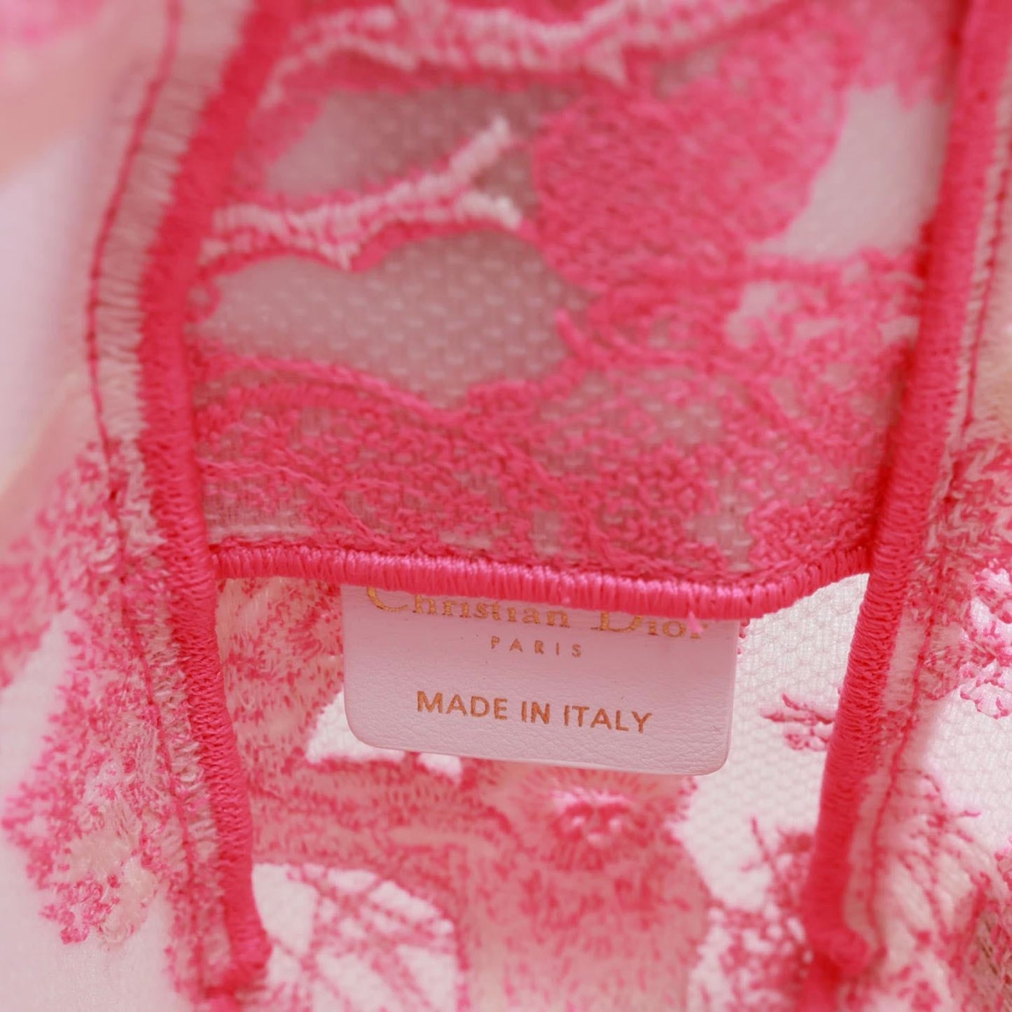 CHRISTIAN DIOR Diorcamp Toile de Jouy Embroidered Canvas Messenger Bag Pink