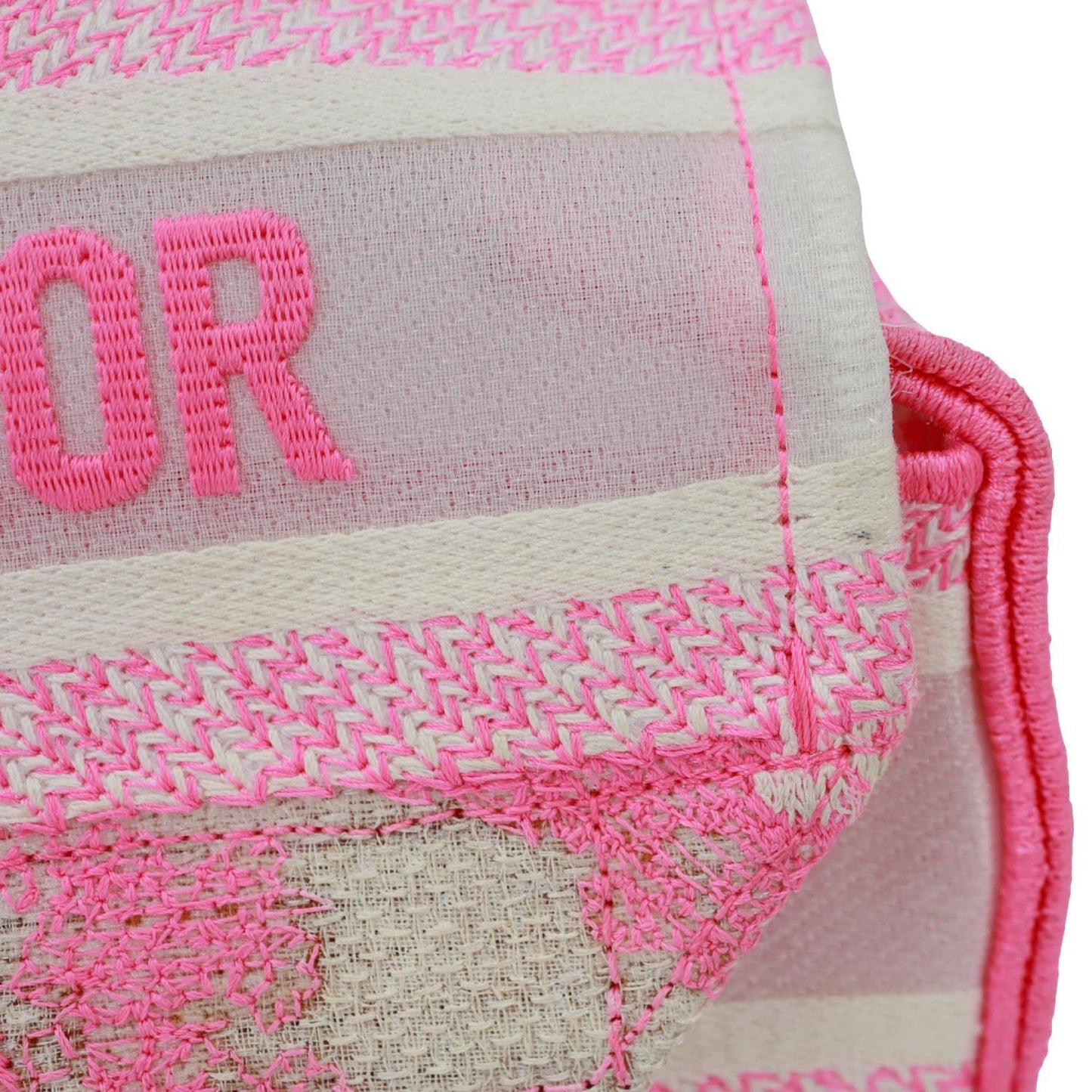 CHRISTIAN DIOR Diorcamp Toile de Jouy Embroidered Canvas Messenger Bag Pink
