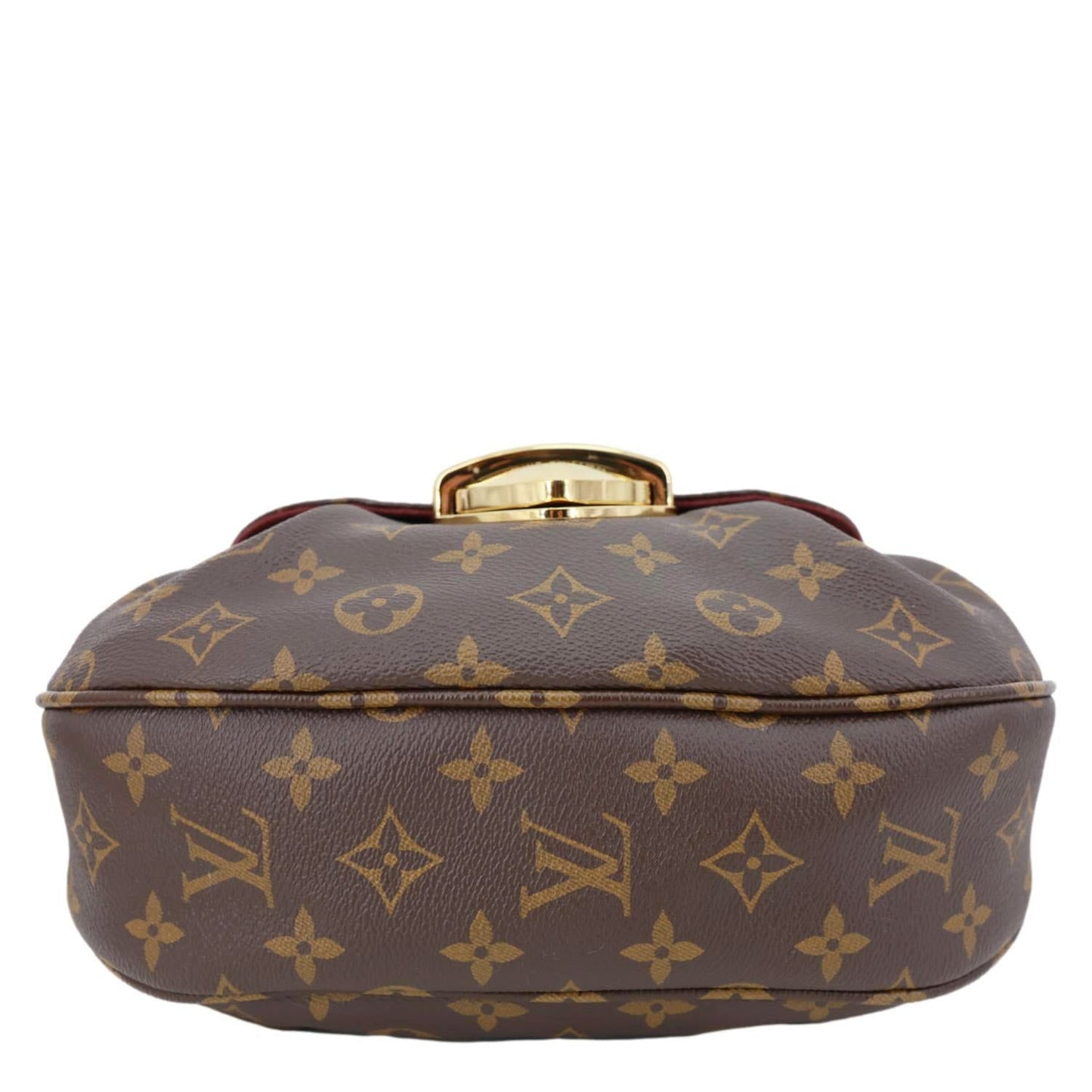 LOUIS VUITTON Sunset Monogram Coated Canvas Shoulder Bag Brown
