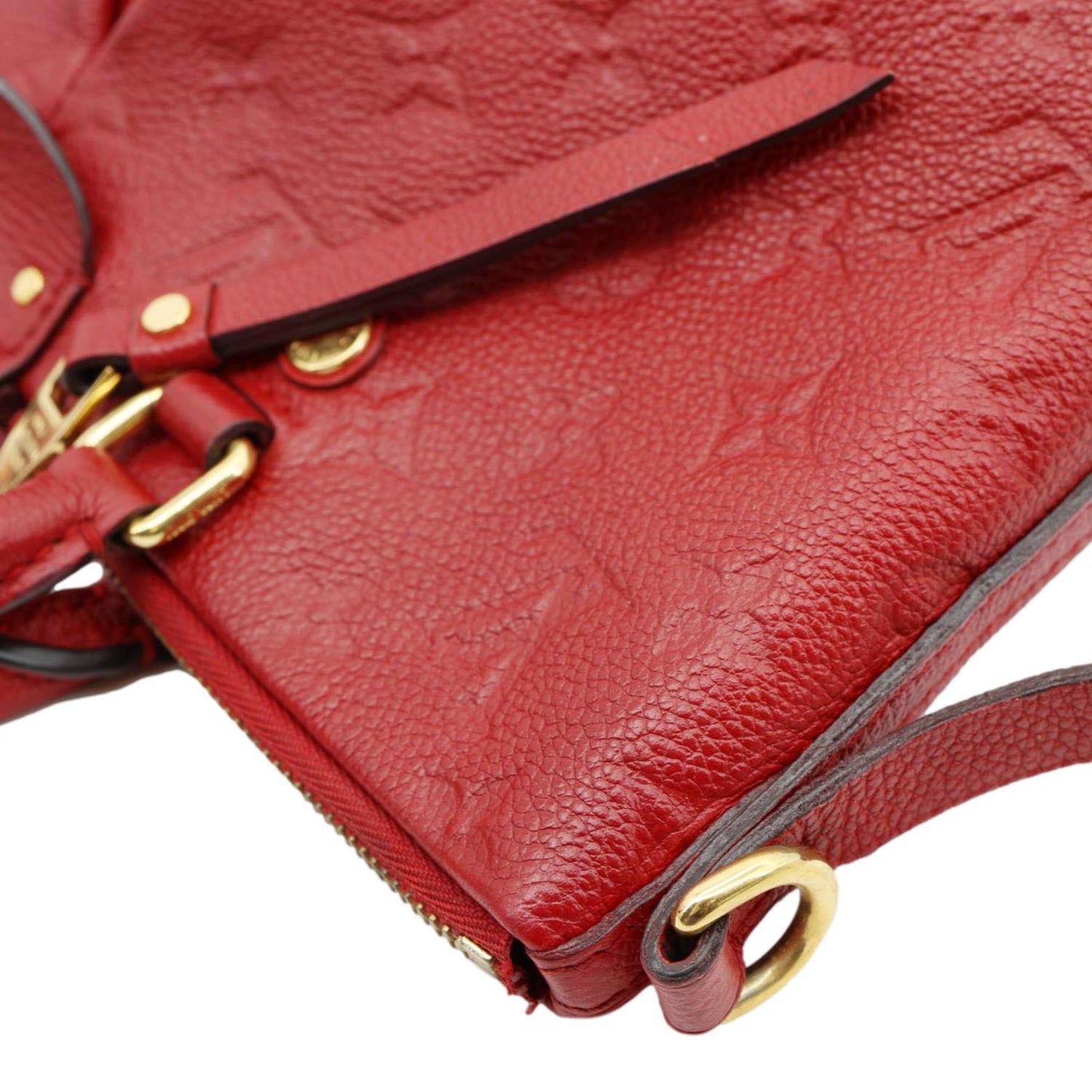 LOUIS VUITTON Mazarine Monogram Empreinte Shoulder Bag Red