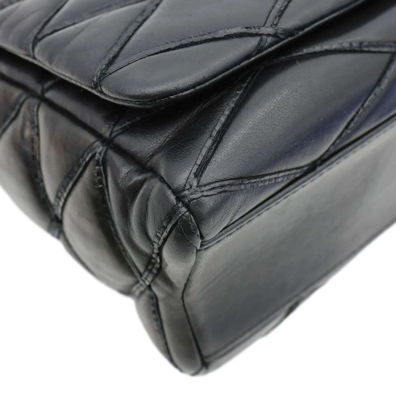 LOUIS VUITTON GO-14 MM Malletage Quilted Lambskin Leather Crossbody Bag Black