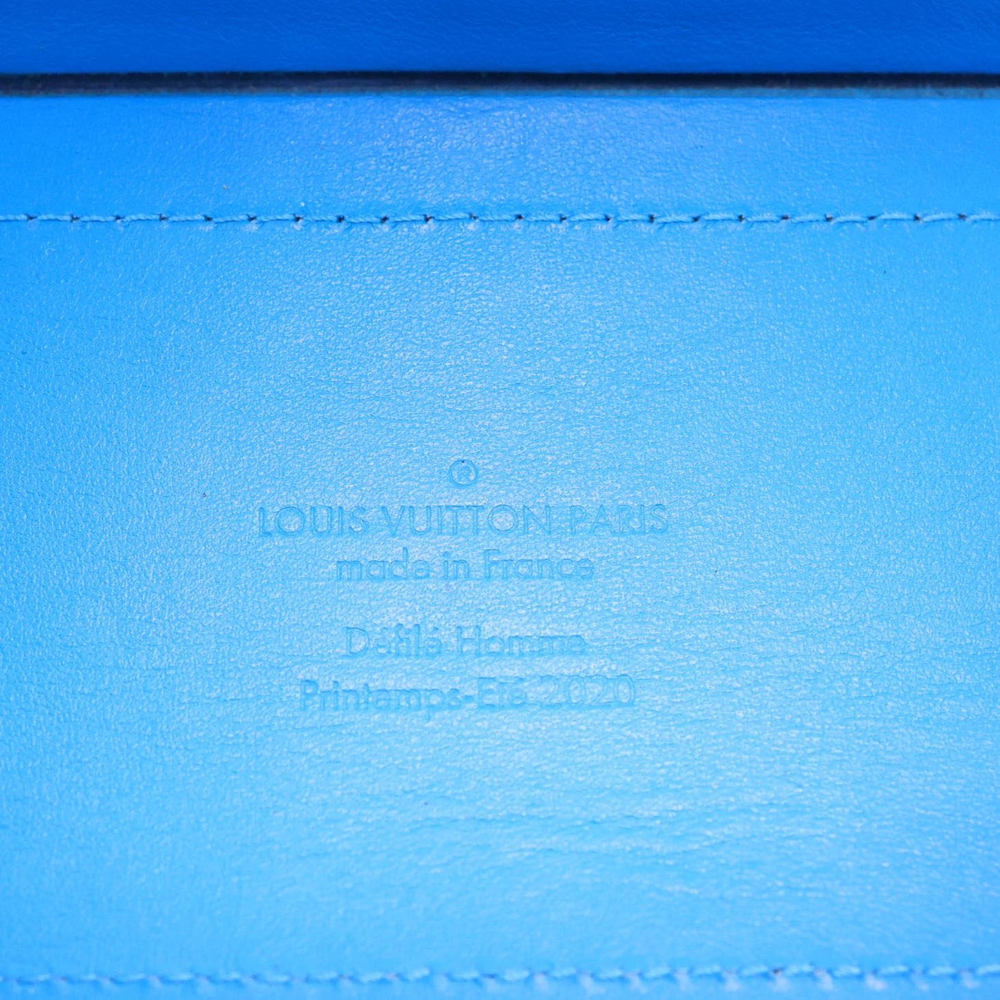 LOUIS VUITTON Soft Trunk Monogram Mesh Crossbody Bag Turquoise