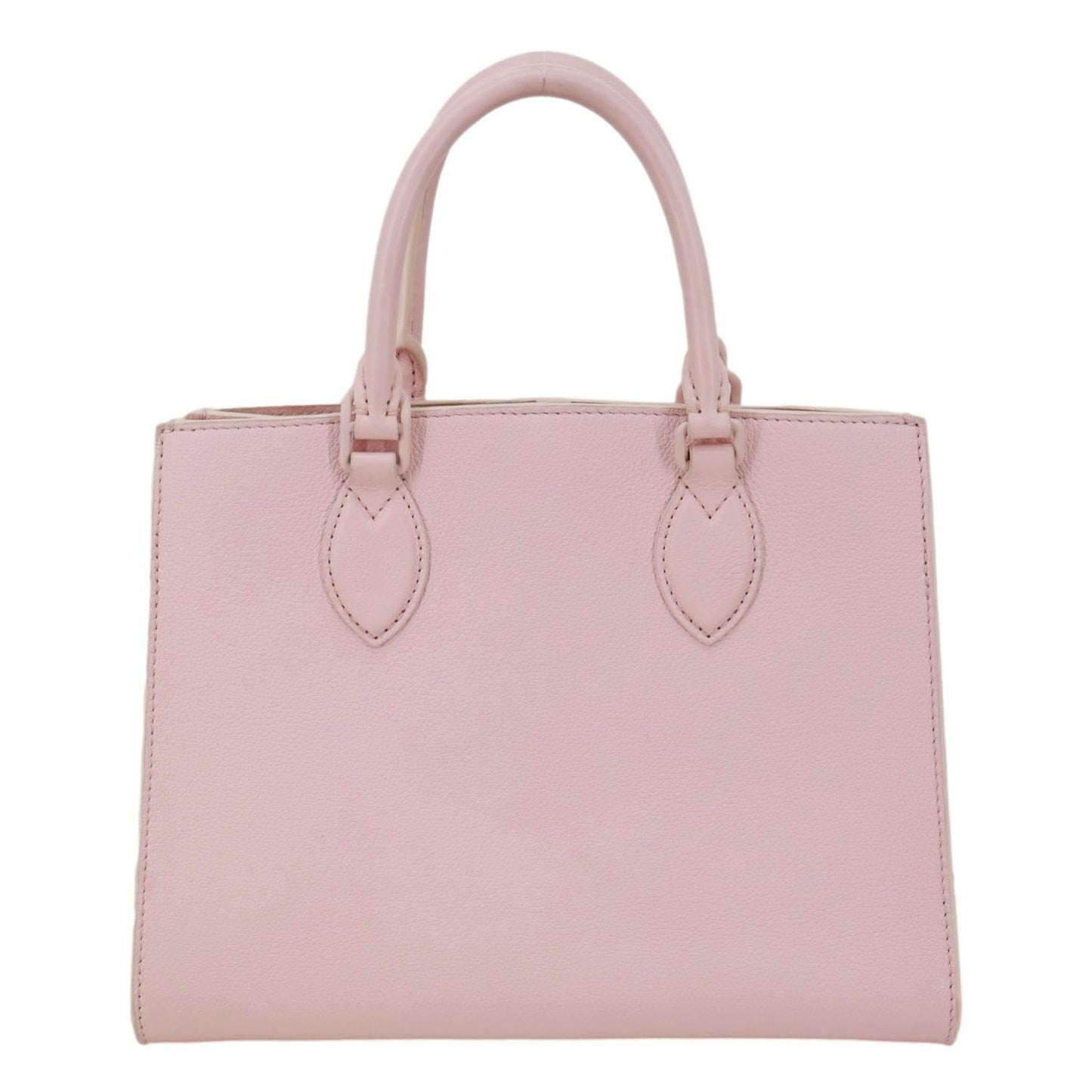 LOUIS VUITTON Lockme Tote PM Monochrome Soft Calfskin Leather Tote Bag Pink