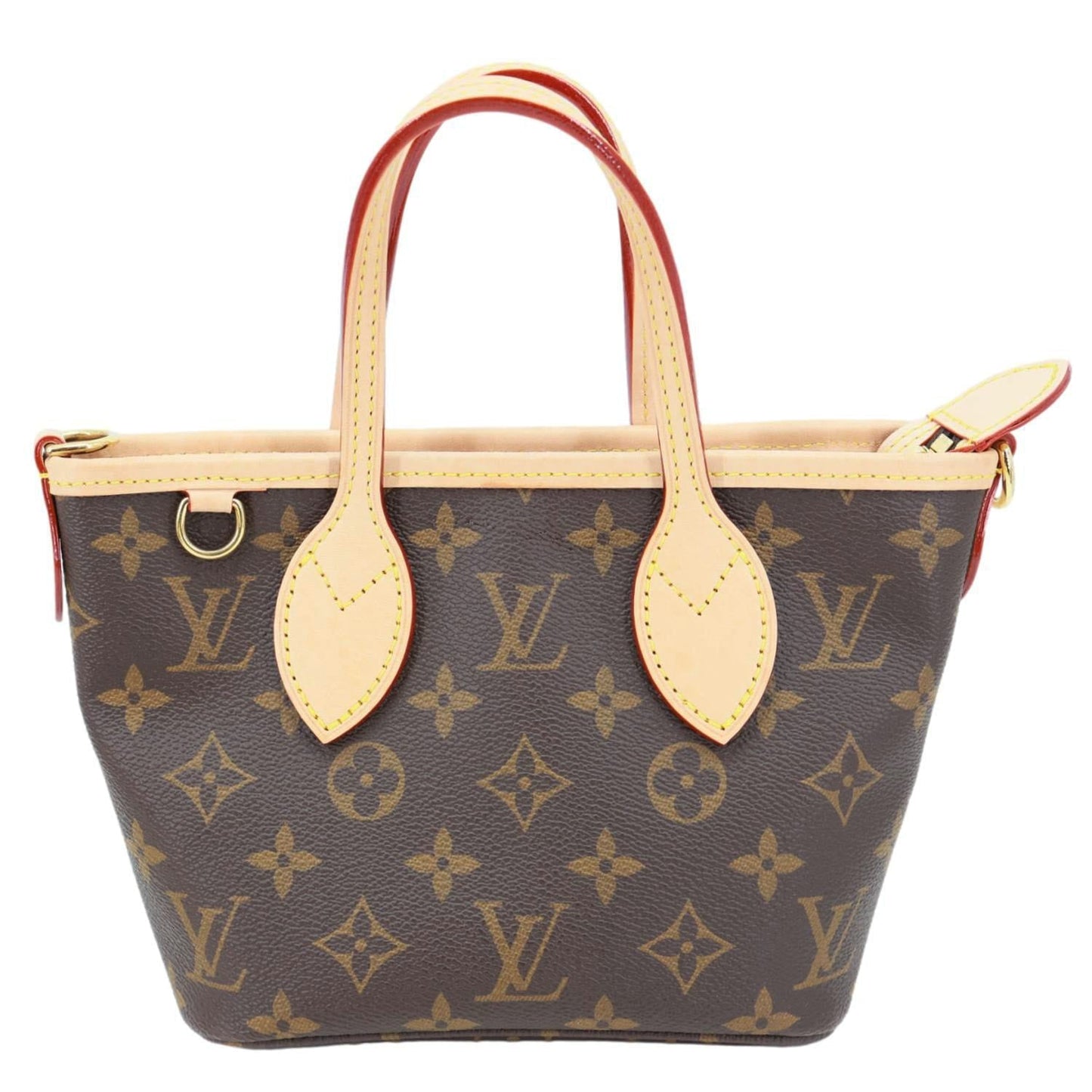 LOUIS VUITTON Neverfull BB Monogram Canvas Tote Shoulder Bag Brown