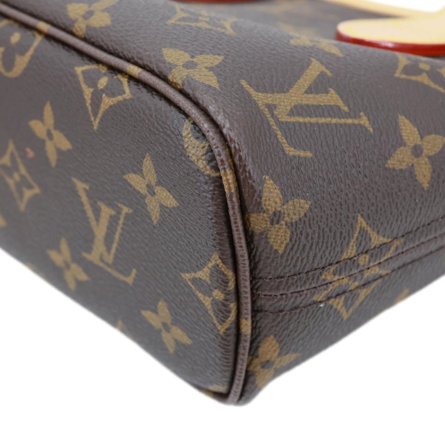 LOUIS VUITTON Neverfull BB Monogram Canvas Tote Shoulder Bag Brown