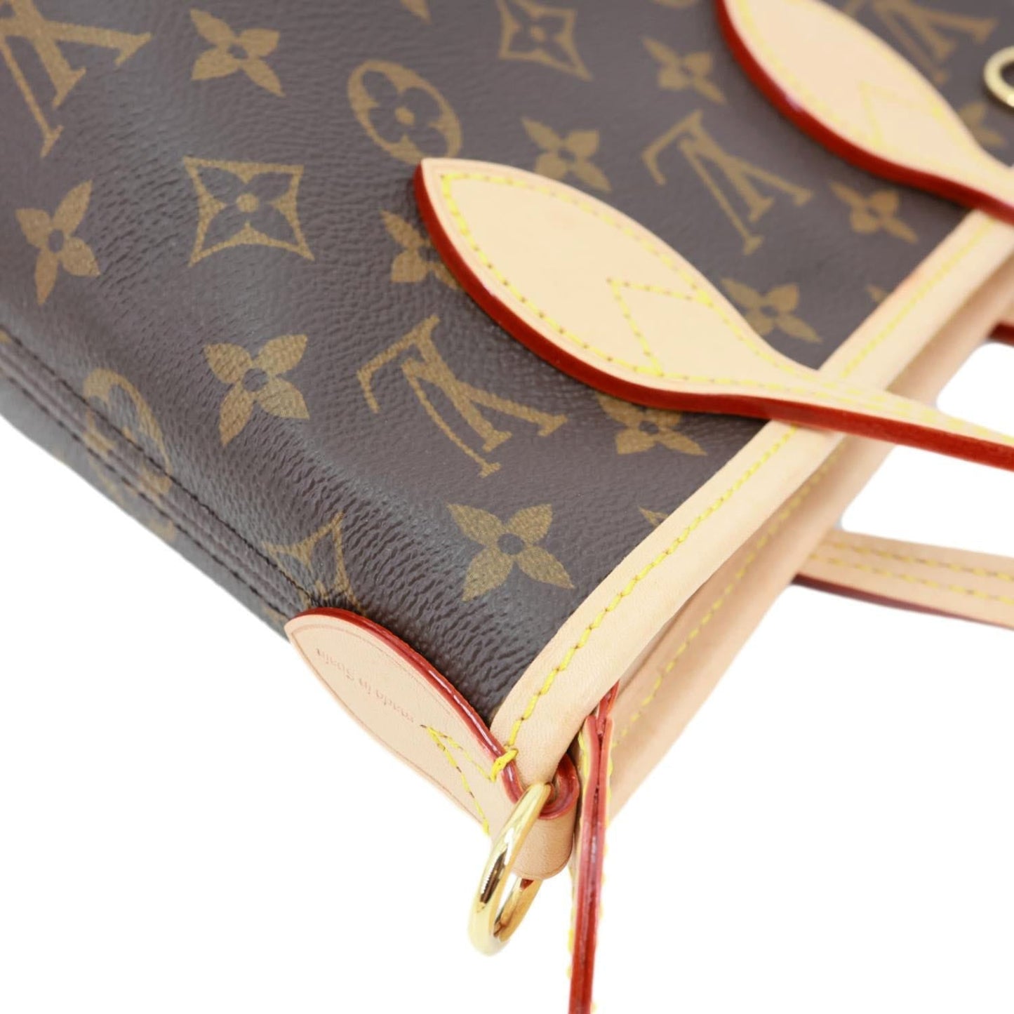 LOUIS VUITTON Neverfull BB Monogram Canvas Tote Shoulder Bag Brown