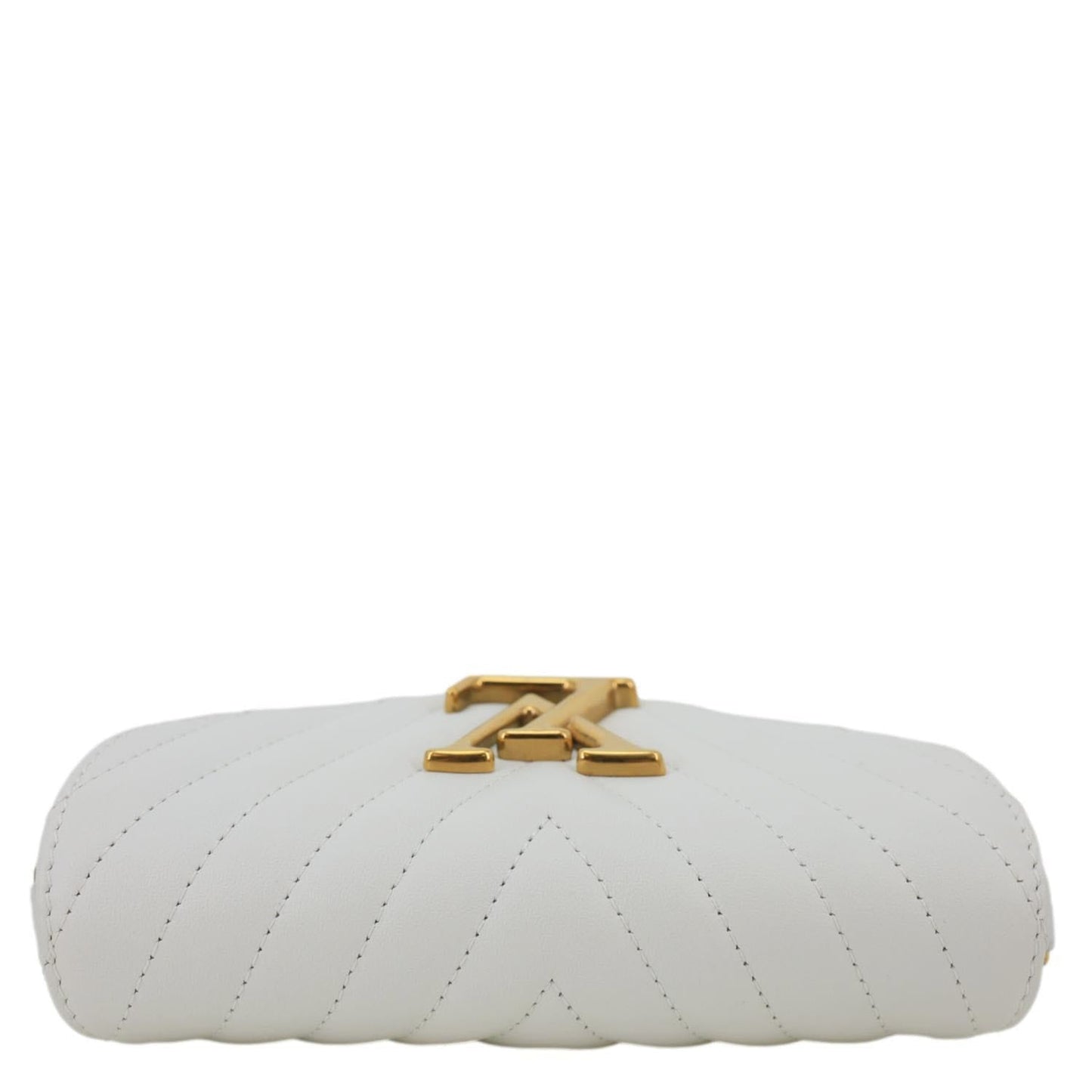 LOUIS VUITTON New Wave Multi Pochette Leather Chain Shoulder Bag White