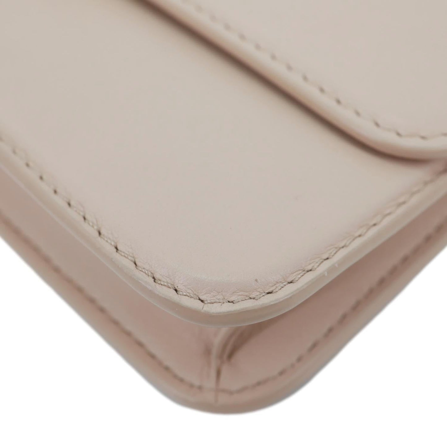 LOUIS VUITTON LV Bloom Calfskin Leather Wallet On Chain Pink