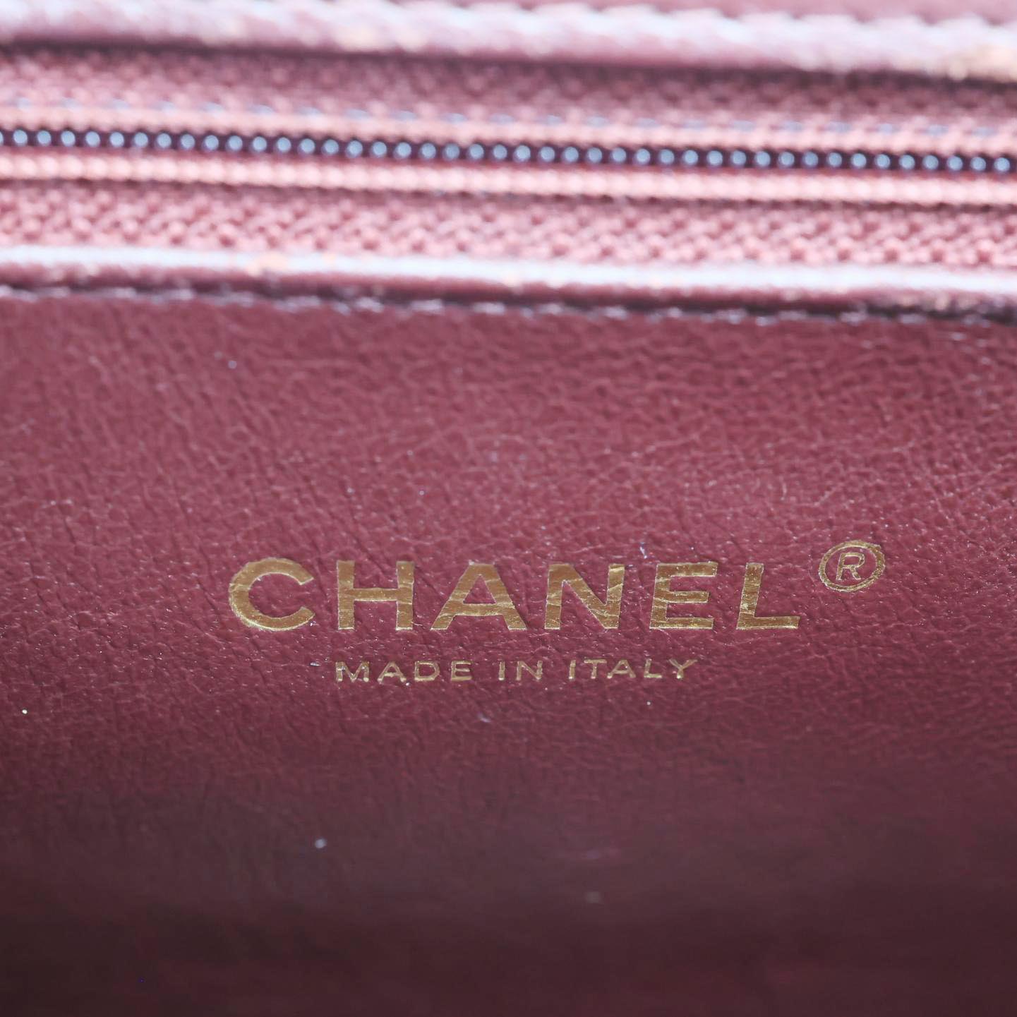 CHANEL Beauty Lock Flap Lambskin Leather Crossbody Bag Blue