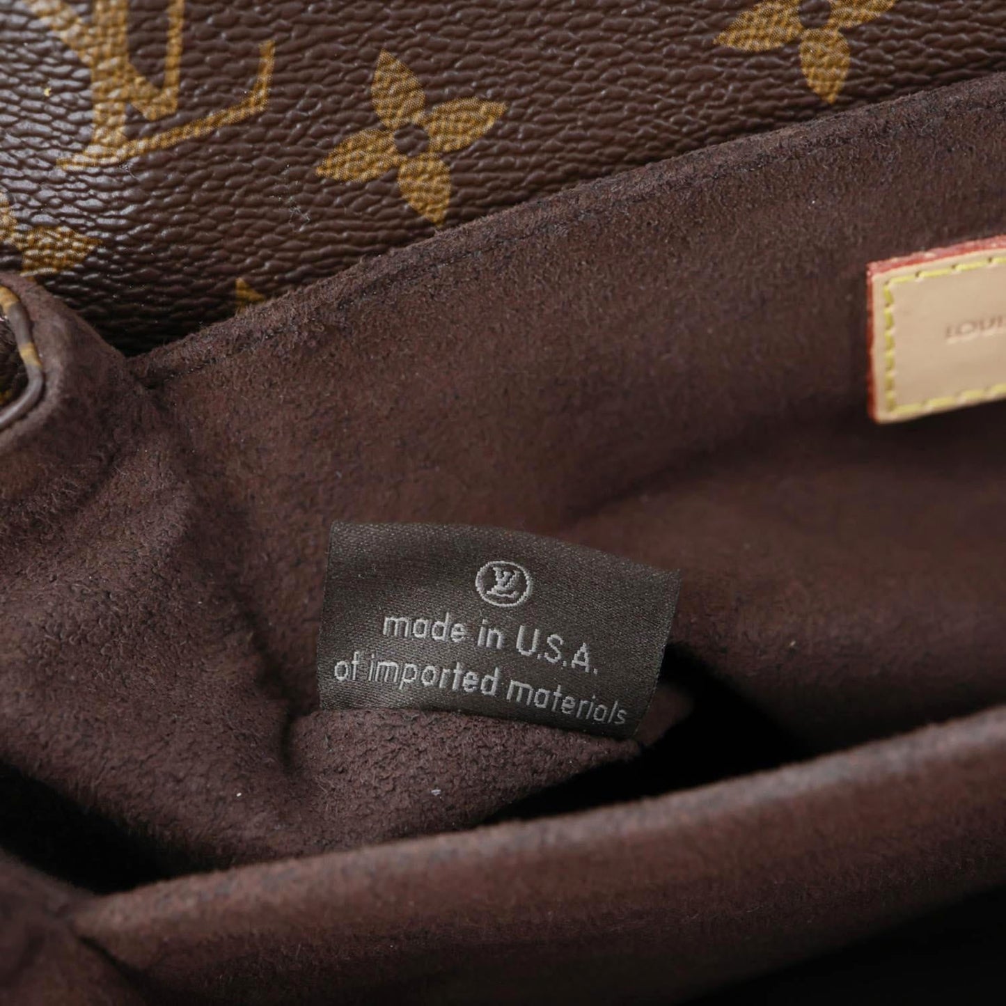 LOUIS VUITTON Metis Pochette Monogram Canvas Crossbody Bag Brown