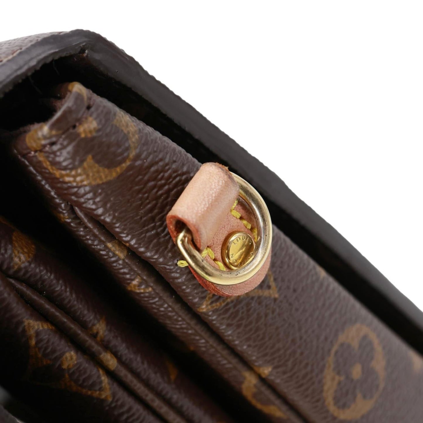 LOUIS VUITTON Metis Pochette Monogram Canvas Crossbody Bag Brown