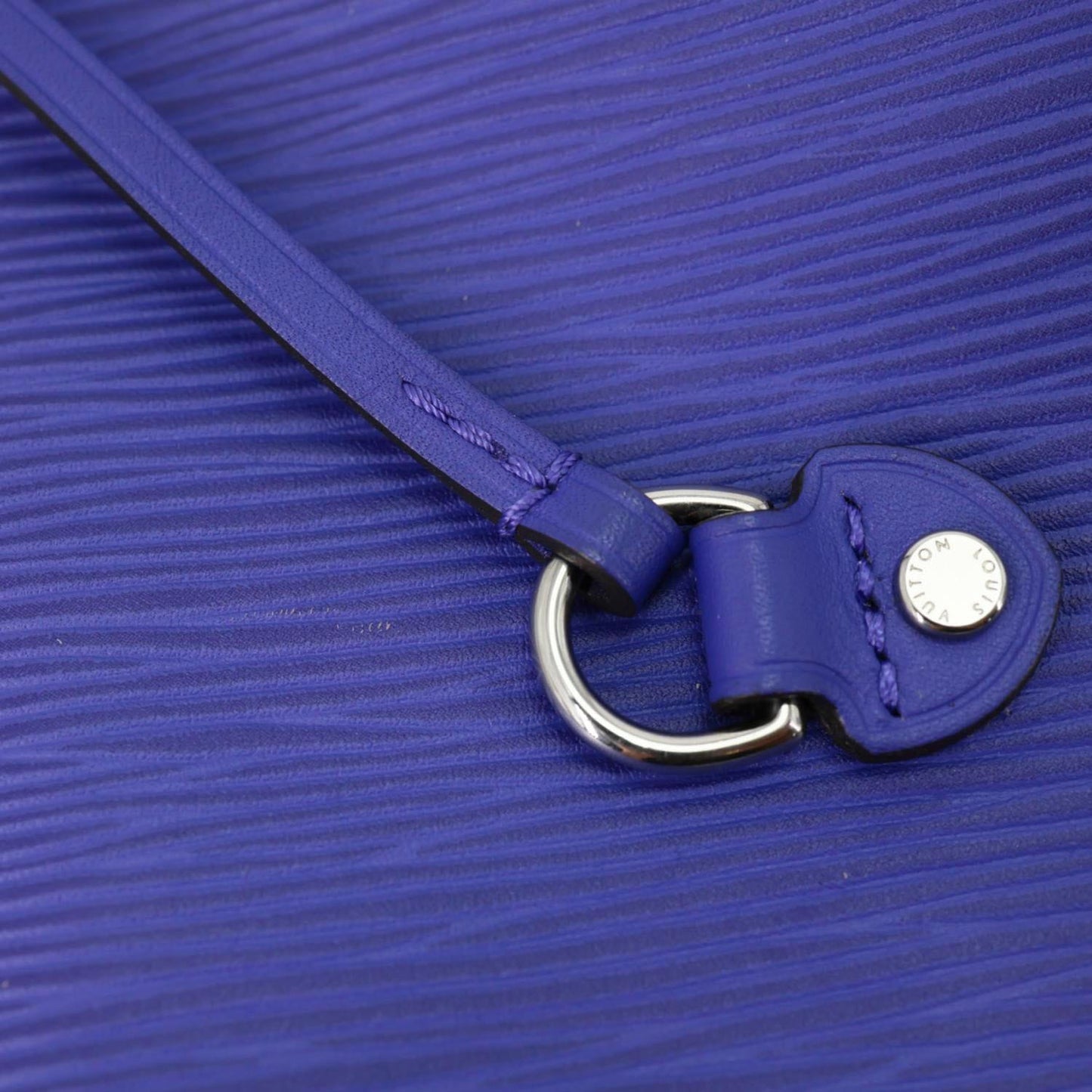 LOUIS VUITTON Neverfull MM Epi Leather Tote Shoulder Bag Purple