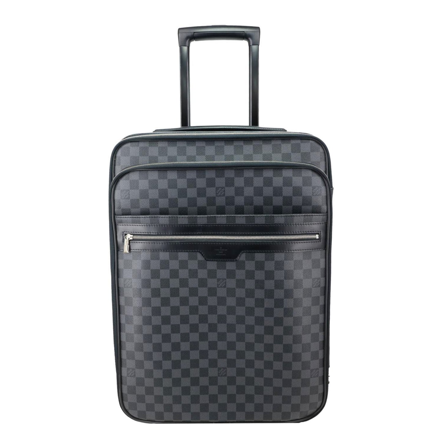 LOUIS VUITTON Pegase 55 Damier Graphite Business Suitcase Travel Bag Black