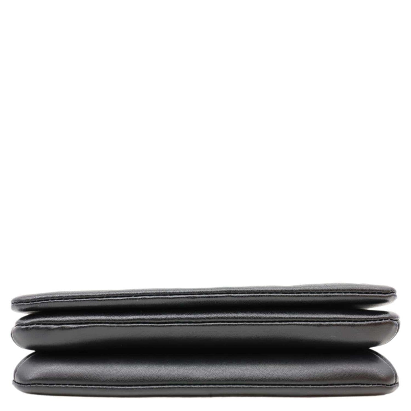 LOUIS VUITTON Coussin Monogram Embossed Pochette Crossbody Bag Black
