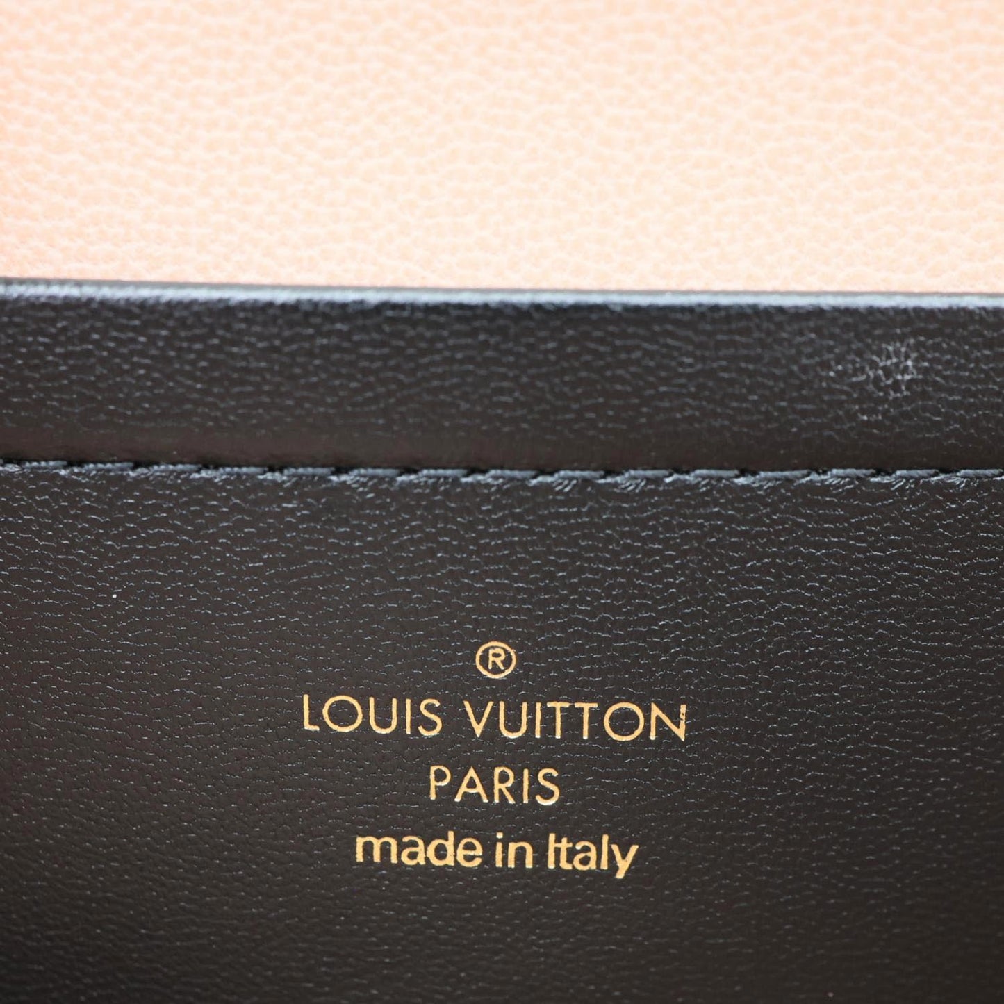 LOUIS VUITTON Coussin Monogram Embossed Pochette Crossbody Bag Black