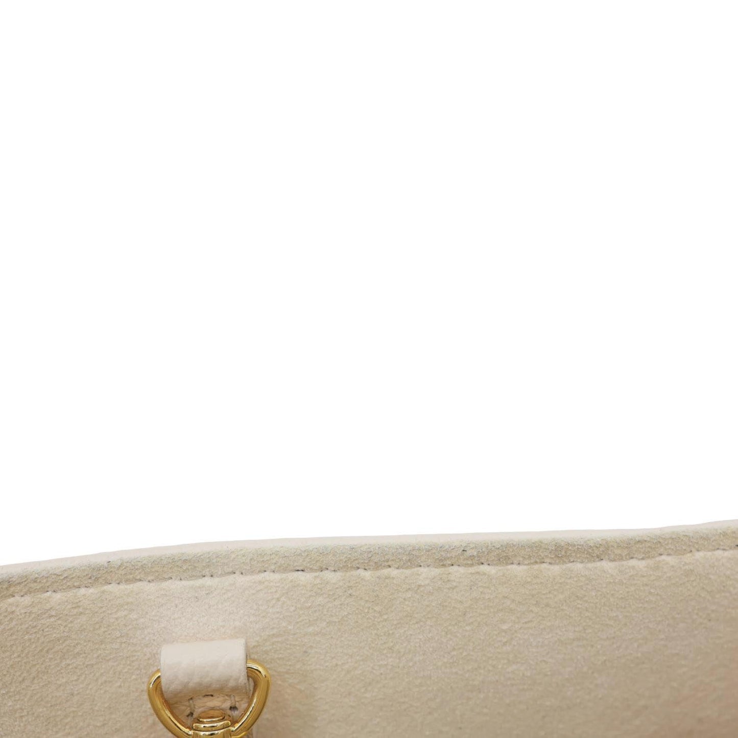 LOUIS VUITTON Onthego PM Monogram Empreinte Tote Bag Beige