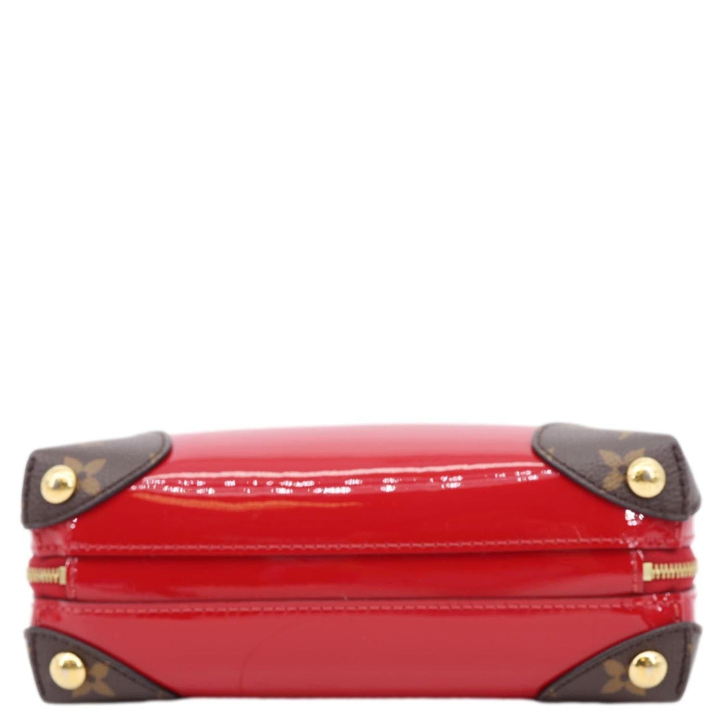 LOUIS VUITTON Venice Patent Miroir Leather Crossbody Bag Scarlet