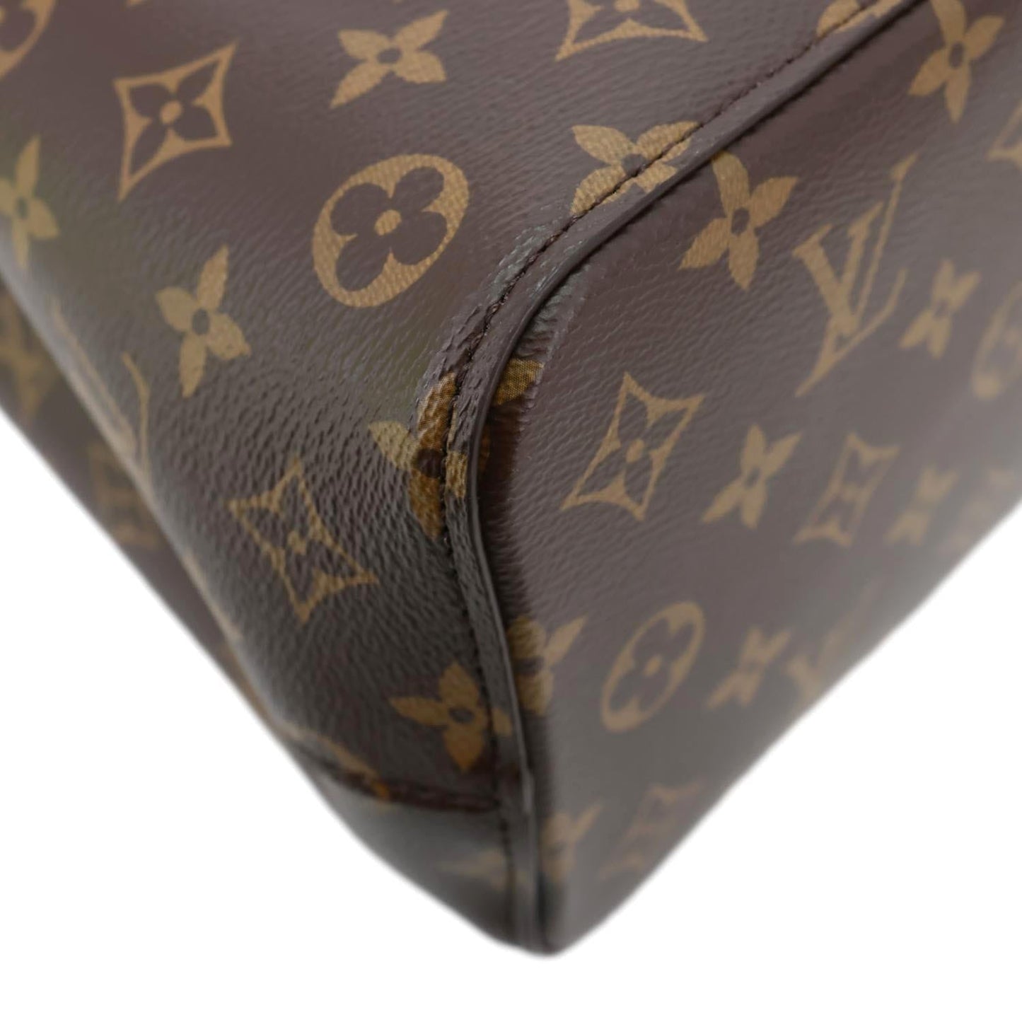 LOUIS VUITTON Neonoe BB Monogram Canvas Bucket Bag Brown