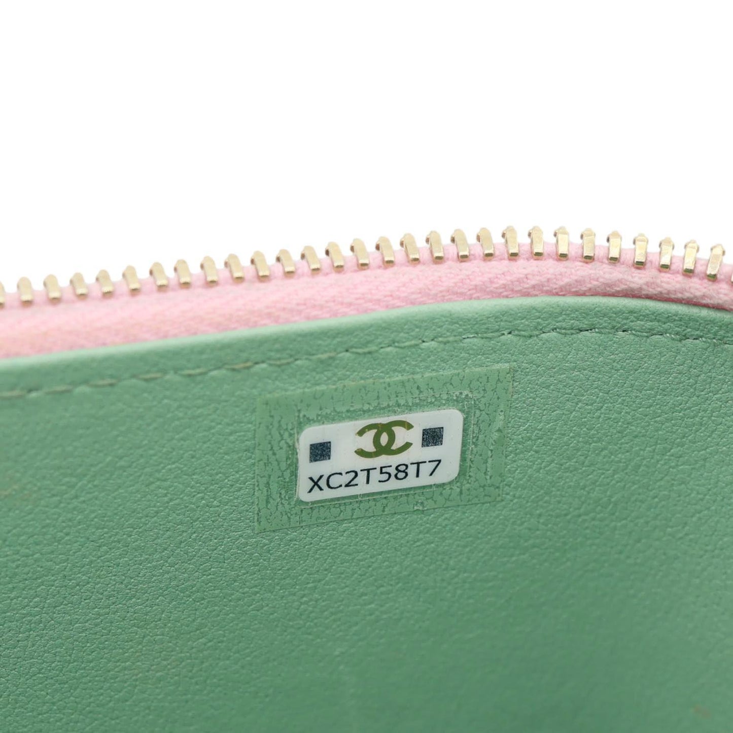 CHANEL Vanity Case Small Quilted Leather Top Handle Chain Shoulder Bag Pink