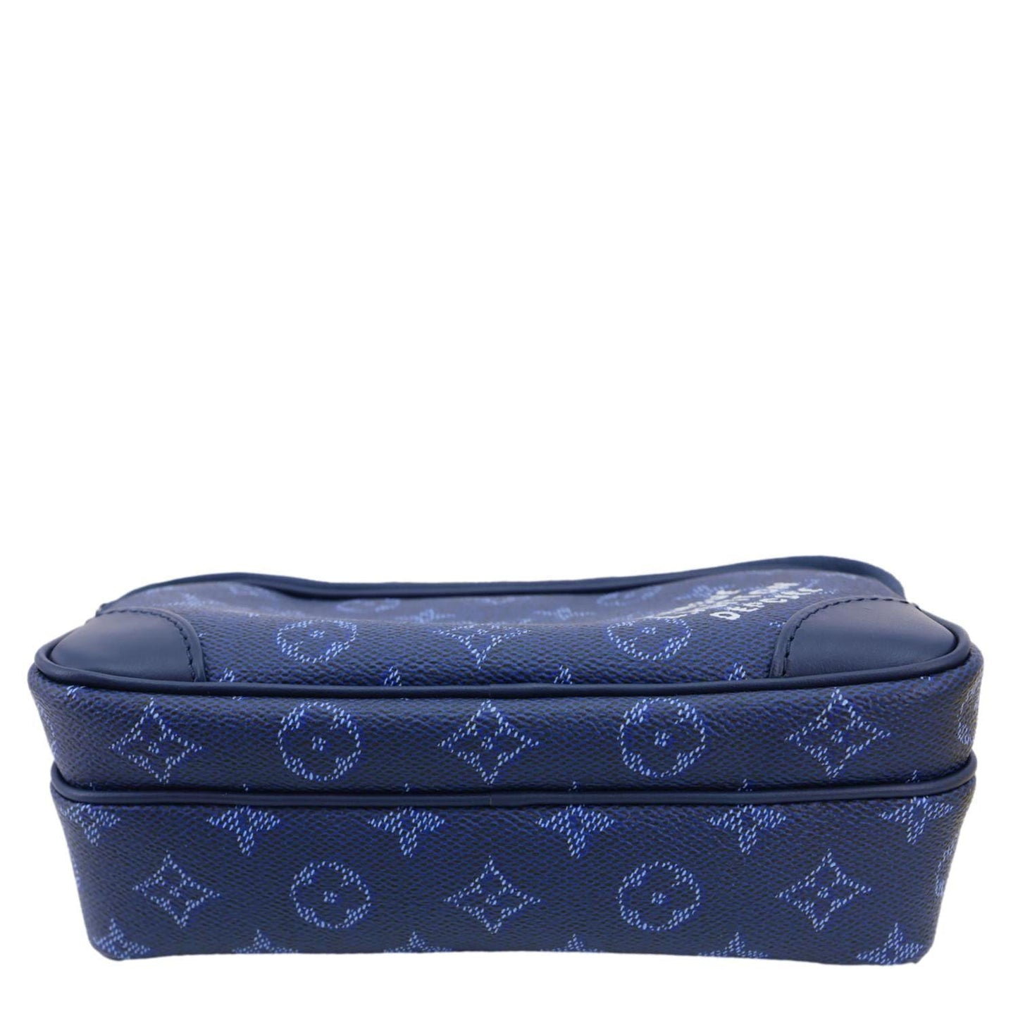 LOUIS VUITTON Nil Monogram Heritage Canvas Shoulder Bag Blue