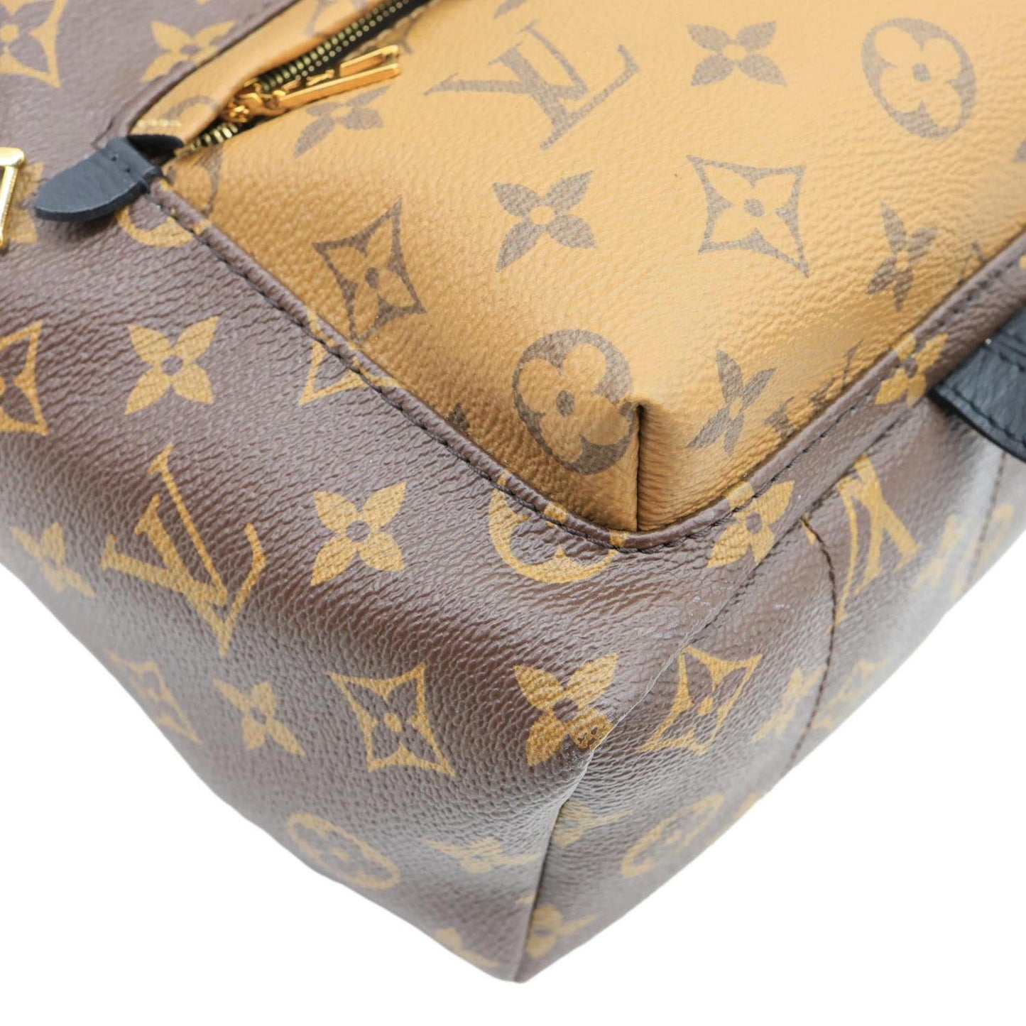 LOUIS VUITTON Palm Springs PM Monogram Reverse Canvas Backpack Brown