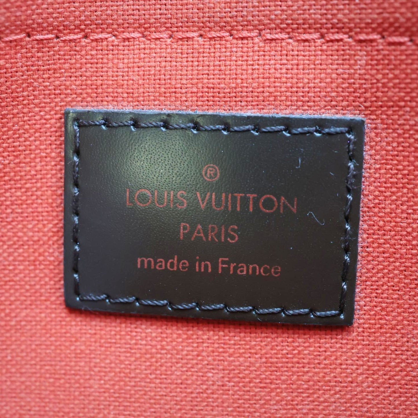 LOUIS VUITTON Favorite PM Damier Ebene Chain Crossbody Bag Brown