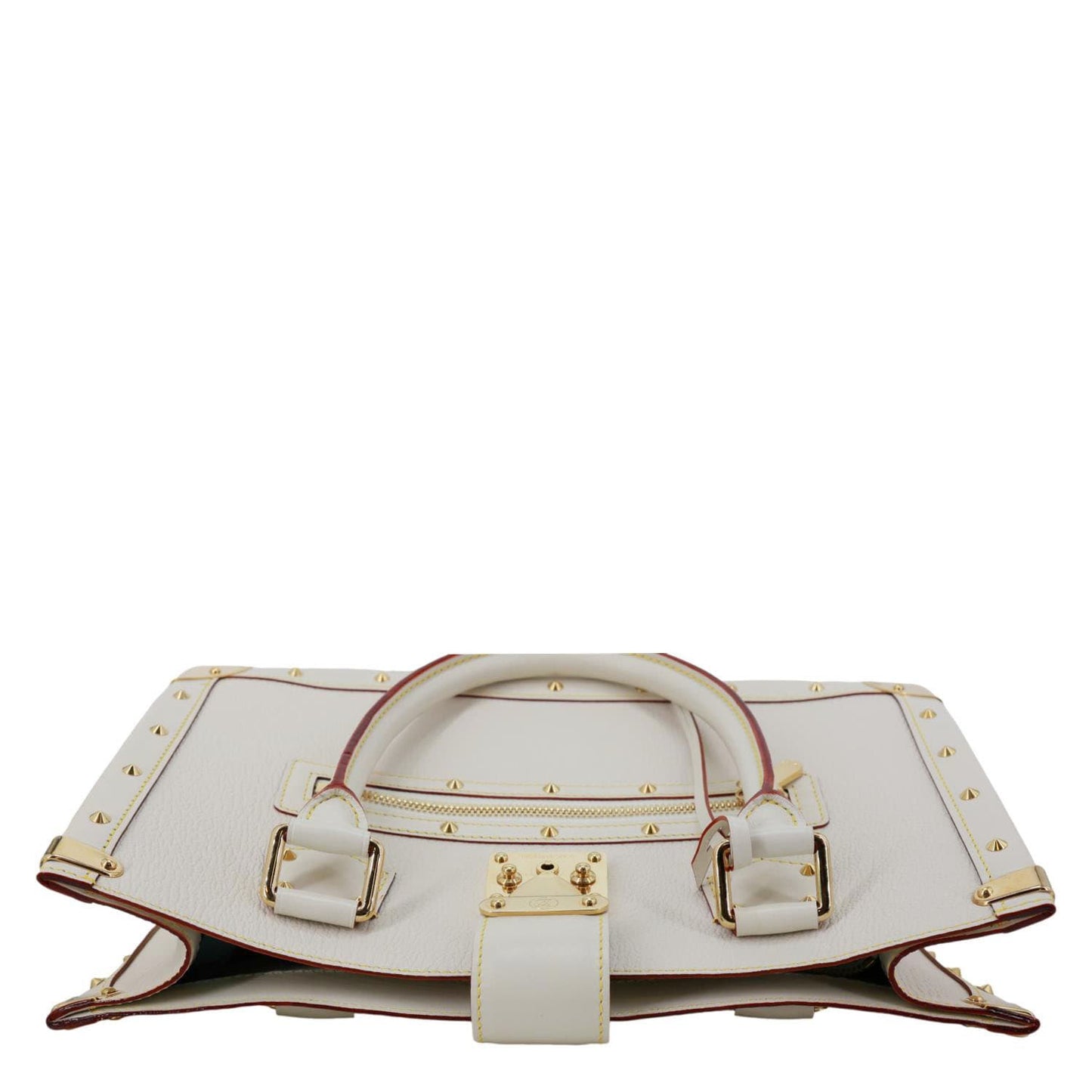 LOUIS VUITTON Suhali Le Fabuleux Leather Satchel Bag Off White