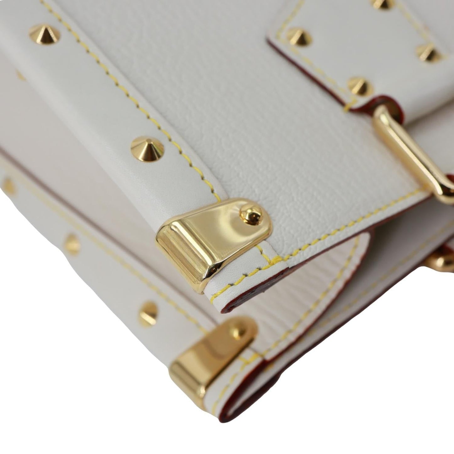 LOUIS VUITTON Suhali Le Fabuleux Leather Satchel Bag Off White