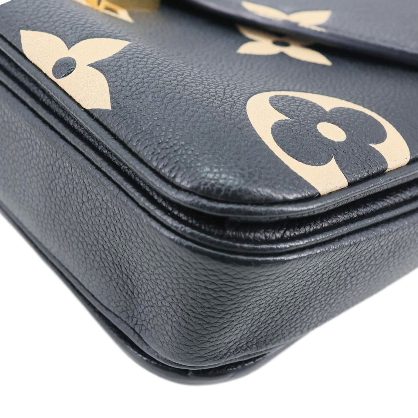 LOUIS VUITTON Metis Pochette Empreinte Leather Crossbody Bag Bicolor