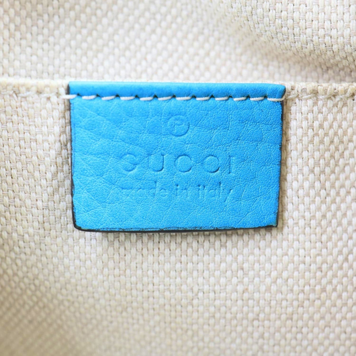 GUCCI Soho Disco Leather Camera Crossbody Bag Teal 308364