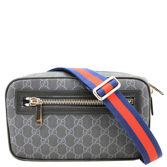 GUCCI GG Supreme Canvas Bumbag Black 792094