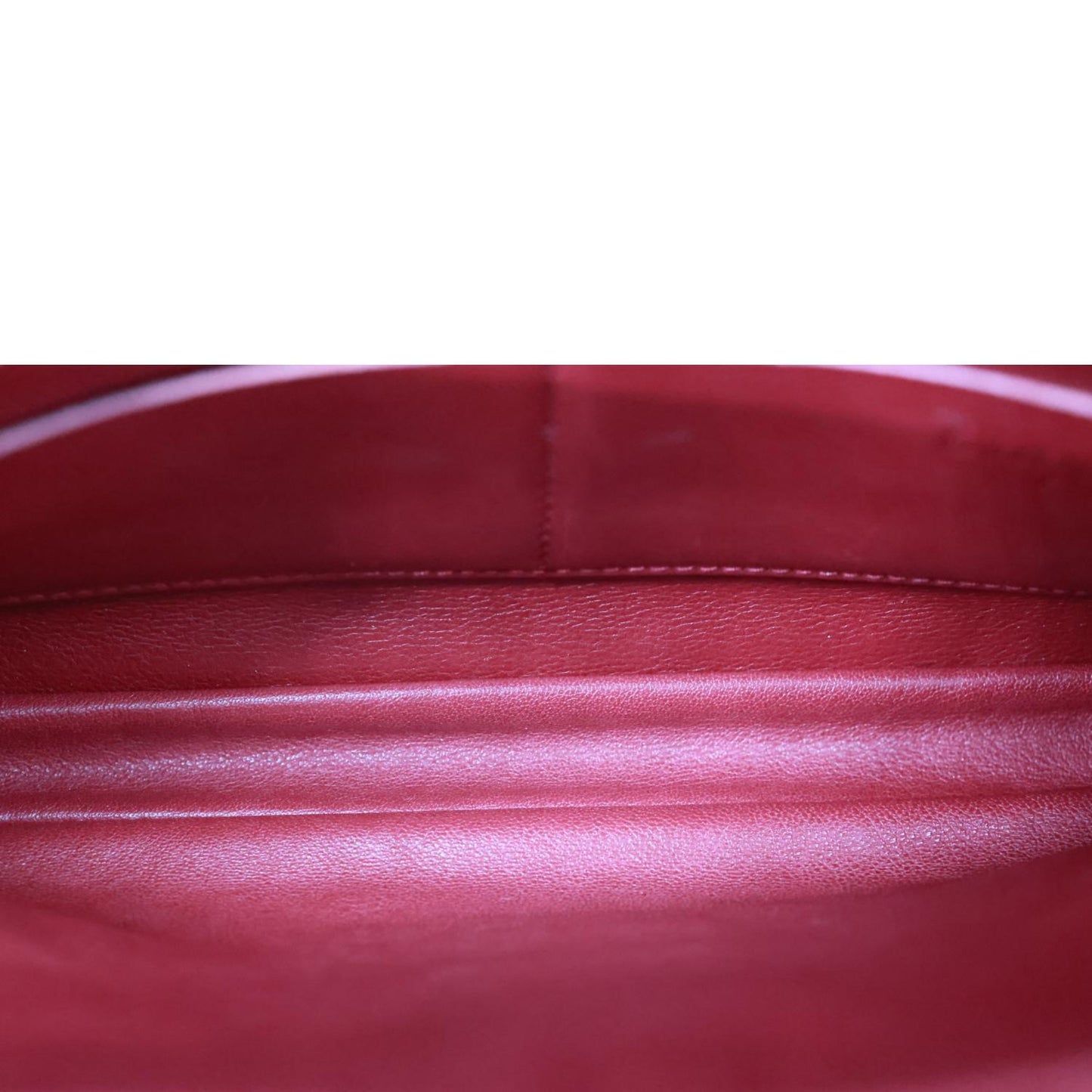 CHRISTIAN DIOR Miss Dior Promenade Cannage Quilted Leather Crossbody Bag Red