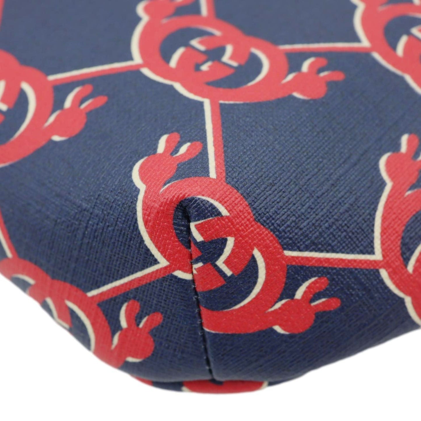 GUCCI Children's Interlocking G Snail Print Canvas Bumbag Blue 502095