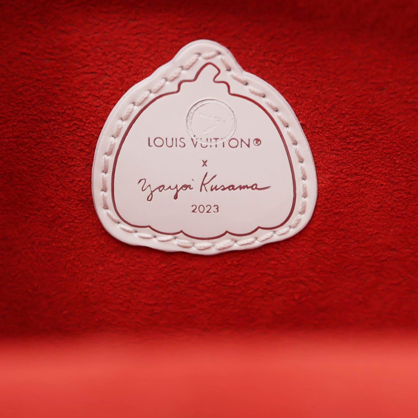 LOUIS VUITTON LV x YK Cluny Mini Monogram Kusama Epi Leather Shoulder Bag Red