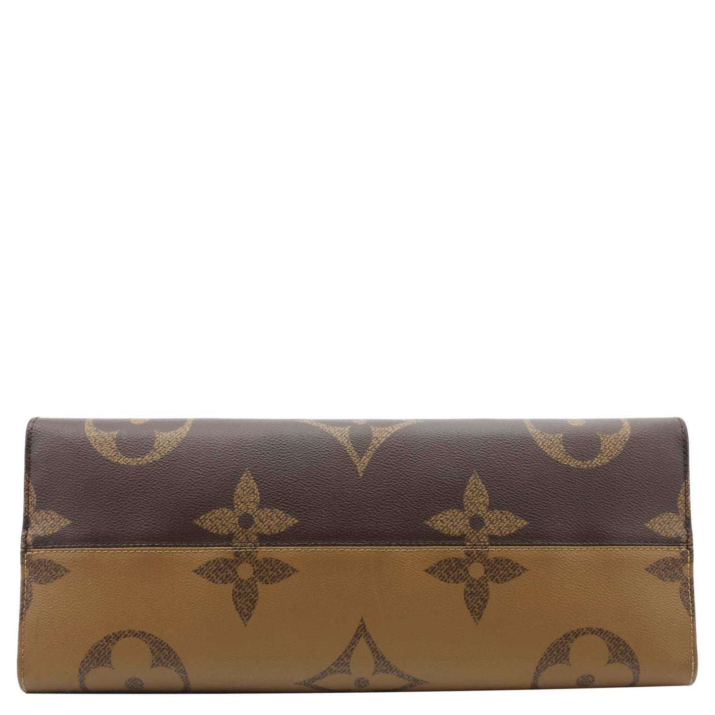 LOUIS VUITTON Onthego GM Giant Monogram Reverse Canvas Tote Bag Brown
