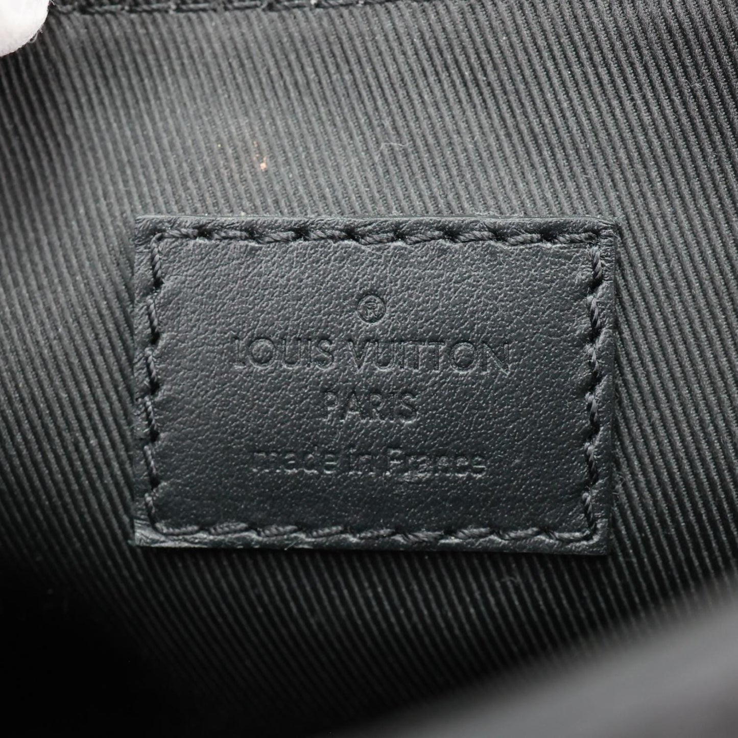 LOUIS VUITTON Christopher XS Taurillon Leather Crossbody Bag Black