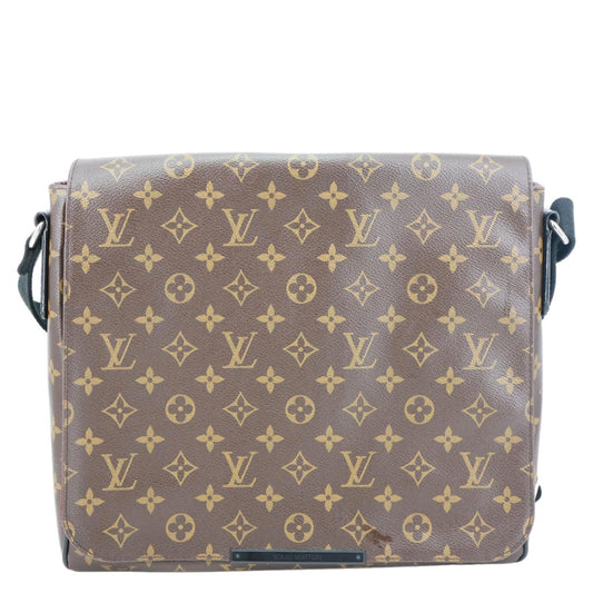 LOUIS VUITTON Abbesses Monogram Canvas Messenger Bag Brown
