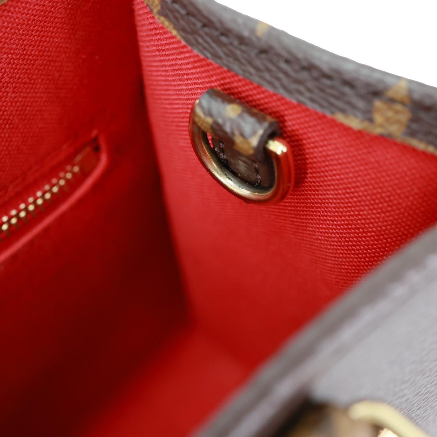 LOUIS VUITTON Onthego PM Giant Monogram Reverse Canvas Shoulder Bag Brown