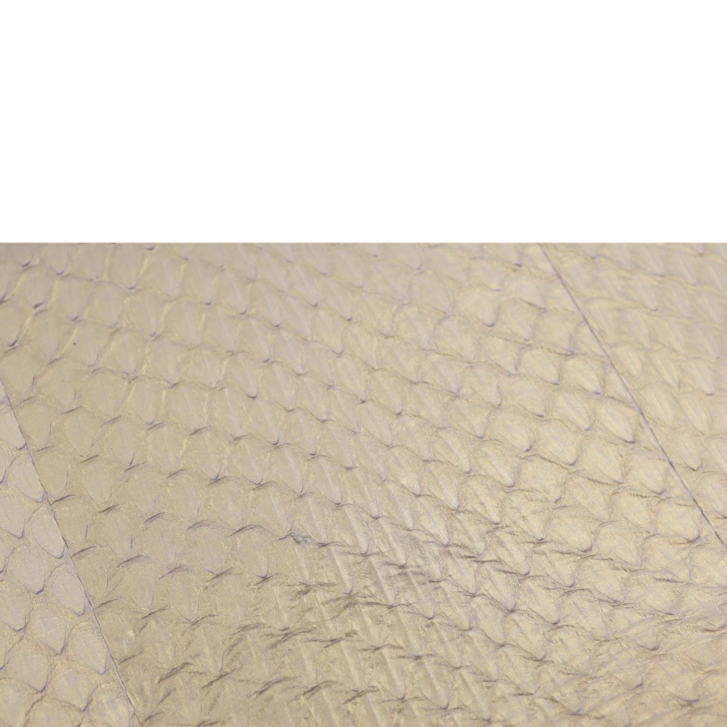 CHANEL Timeless Classic Flap Quilted Python Leather Shoulder Bag Gold