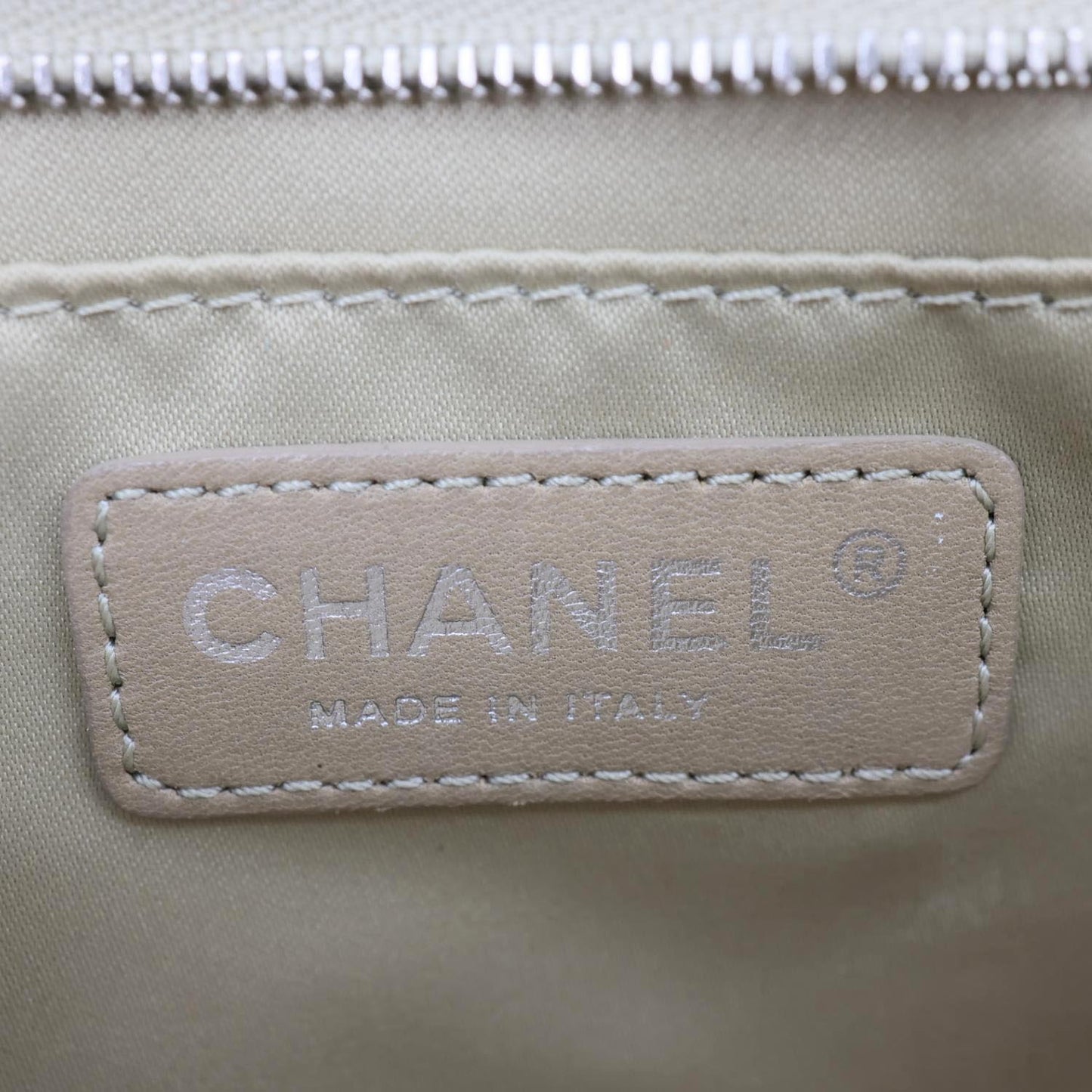 CHANEL Timeless Classic Flap Quilted Python Leather Shoulder Bag Gold