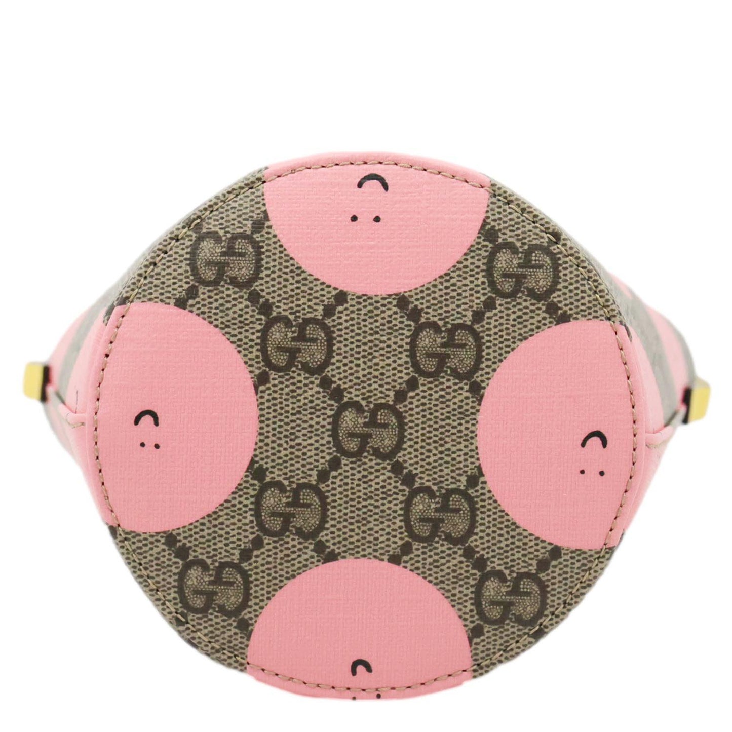 GUCCI Children's Printed GG Supreme Canvas Bucket Bag Beige 752356