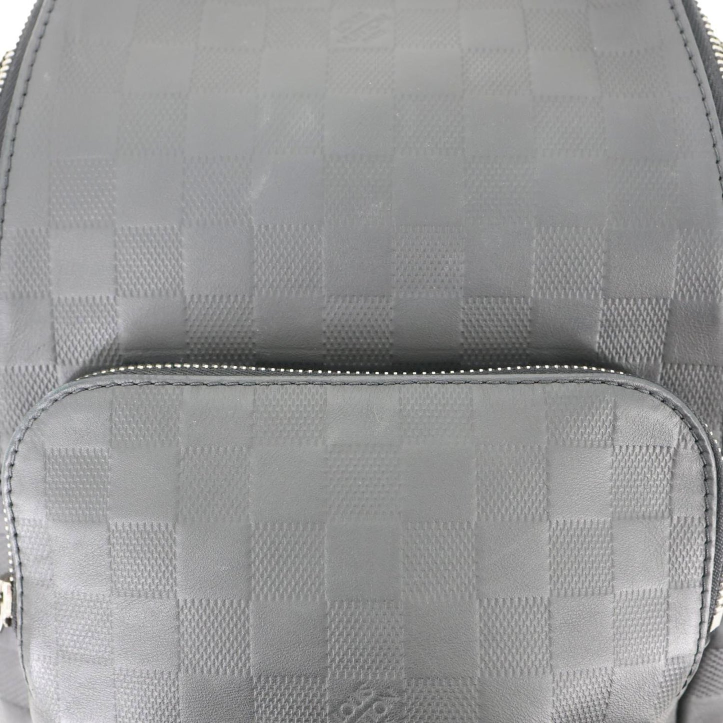LOUIS VUITTON Avenue Sling Damier Infini Leather Backpack Bag Black