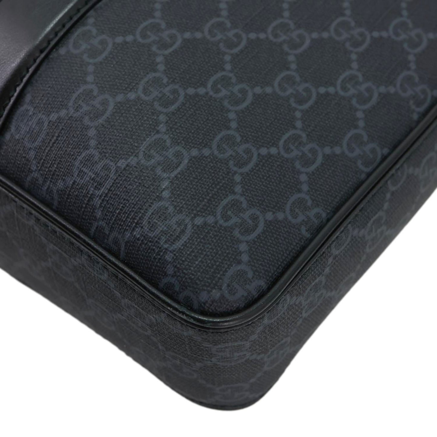 GUCCI GG Supreme Canvas Tote Black 794918