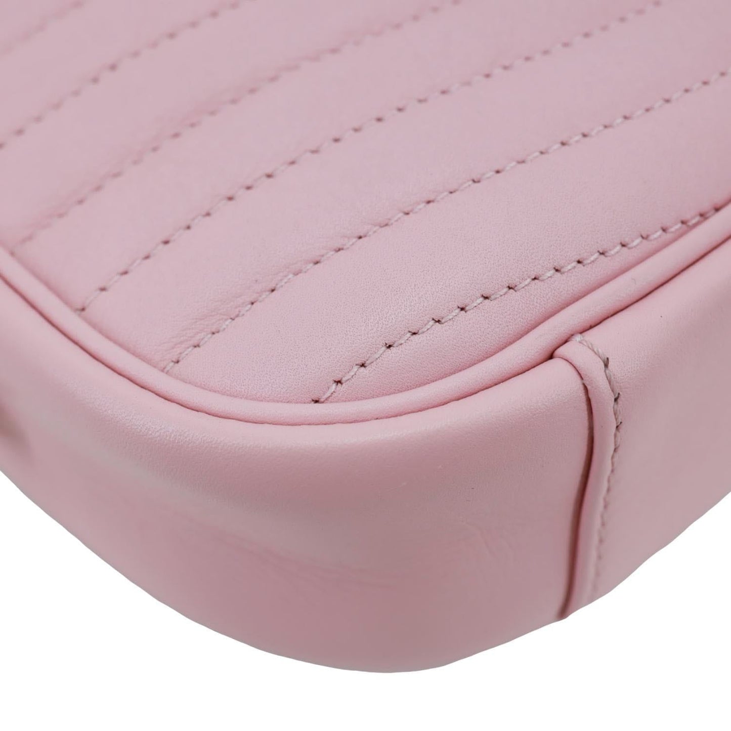 LOUIS VUITTON New Wave Quilted Leather Camera Crossbody Bag Pink