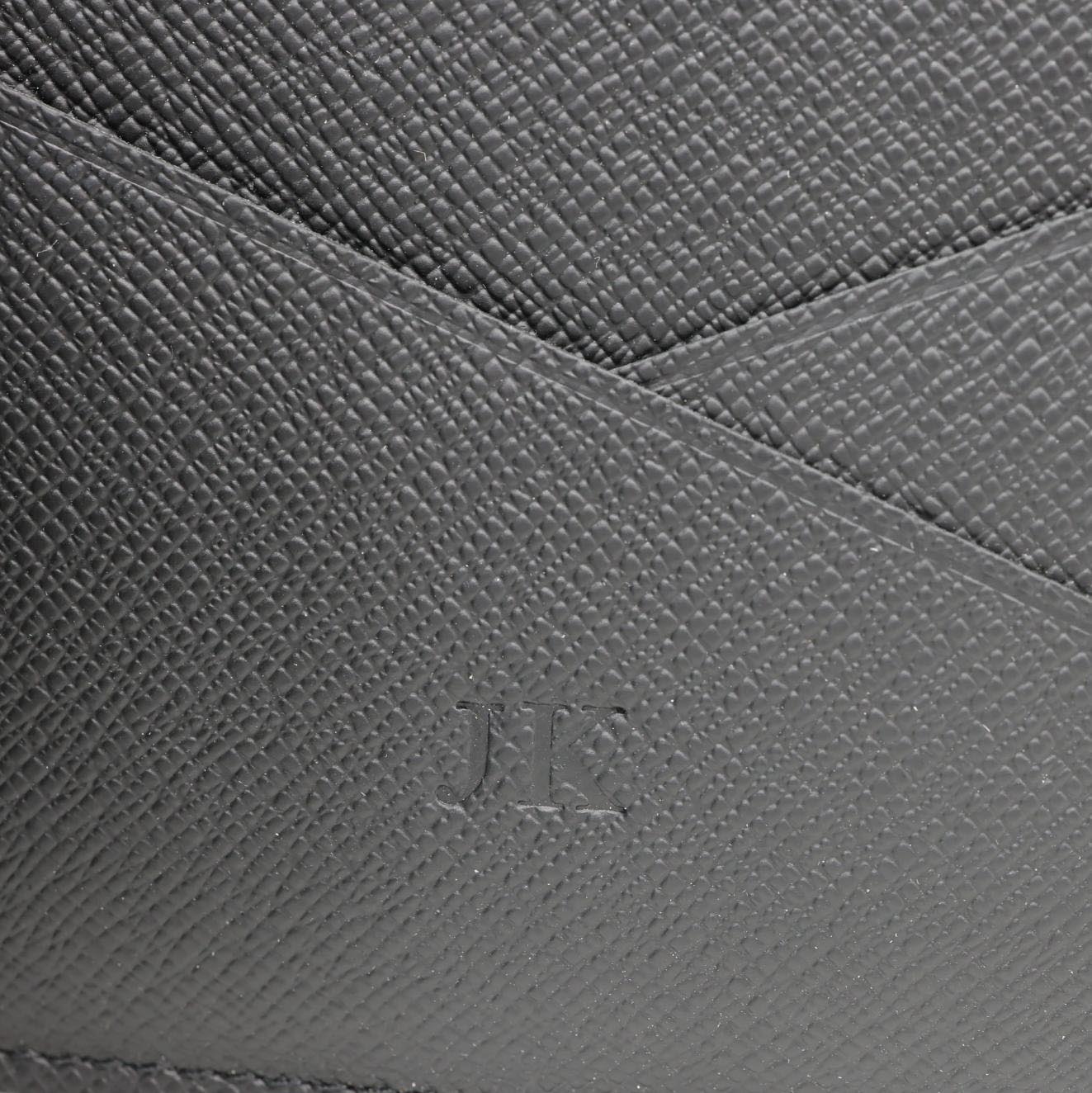 LOUIS VUITTON Amerigo Taiga Leather Wallet Black