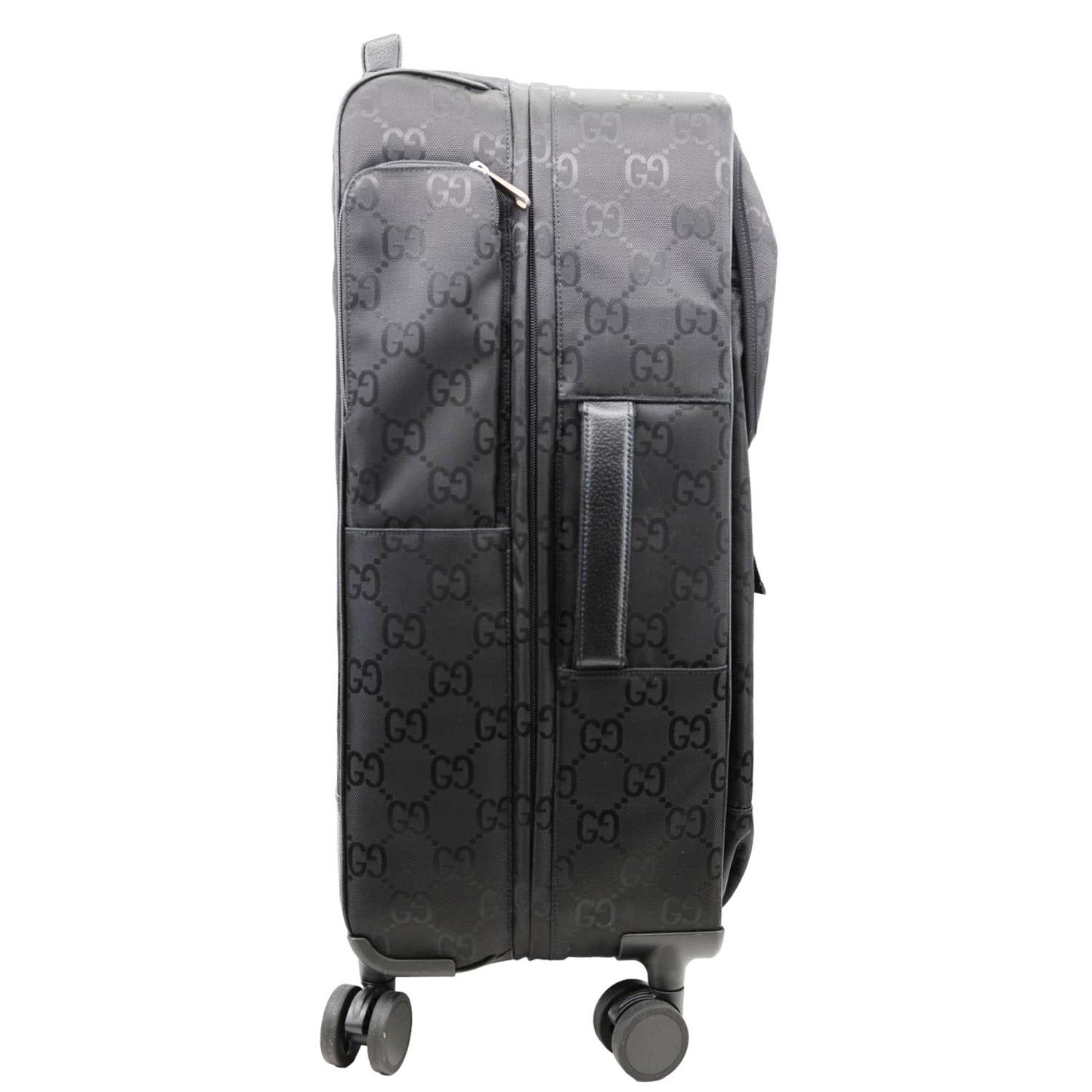 GUCCI Off The Grid Monogram Econyl Nylon Trolley Bag Black 674231