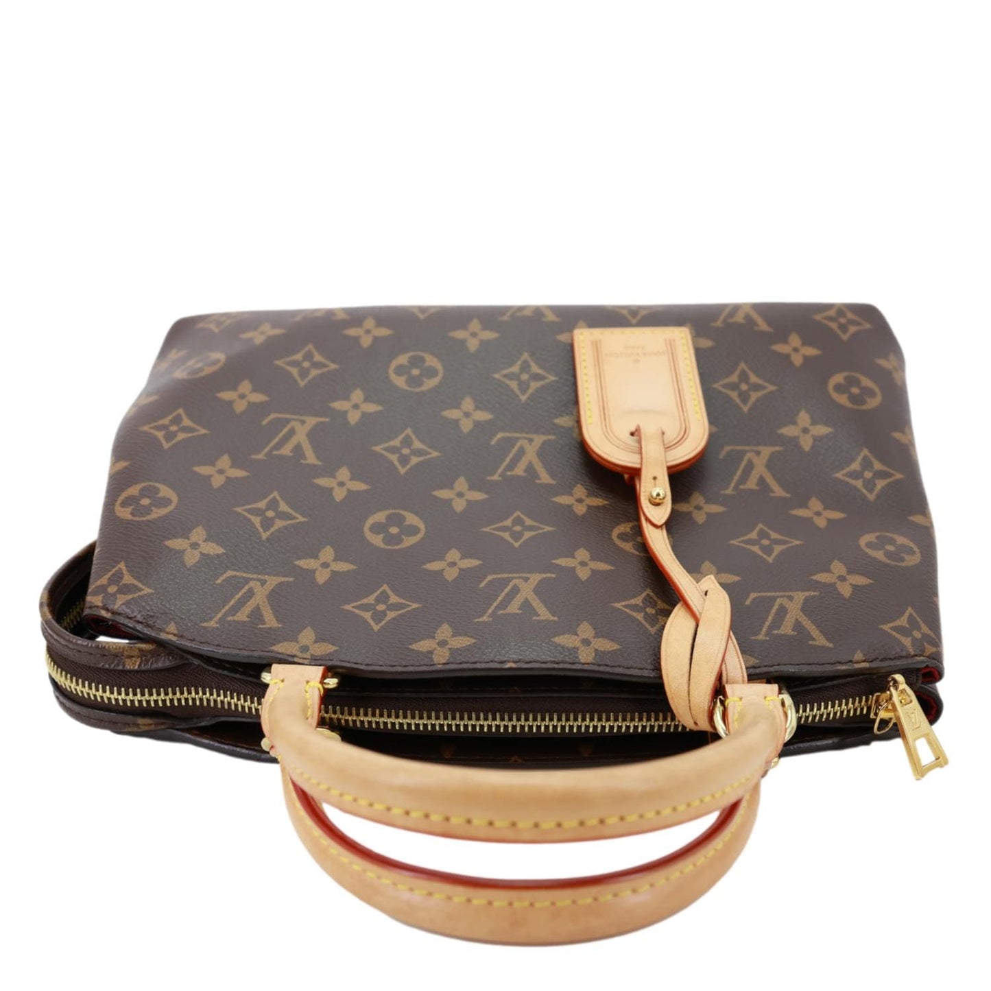 LOUIS VUITTON Petit Palais Monogram Canvas Shoulder Bag Brown